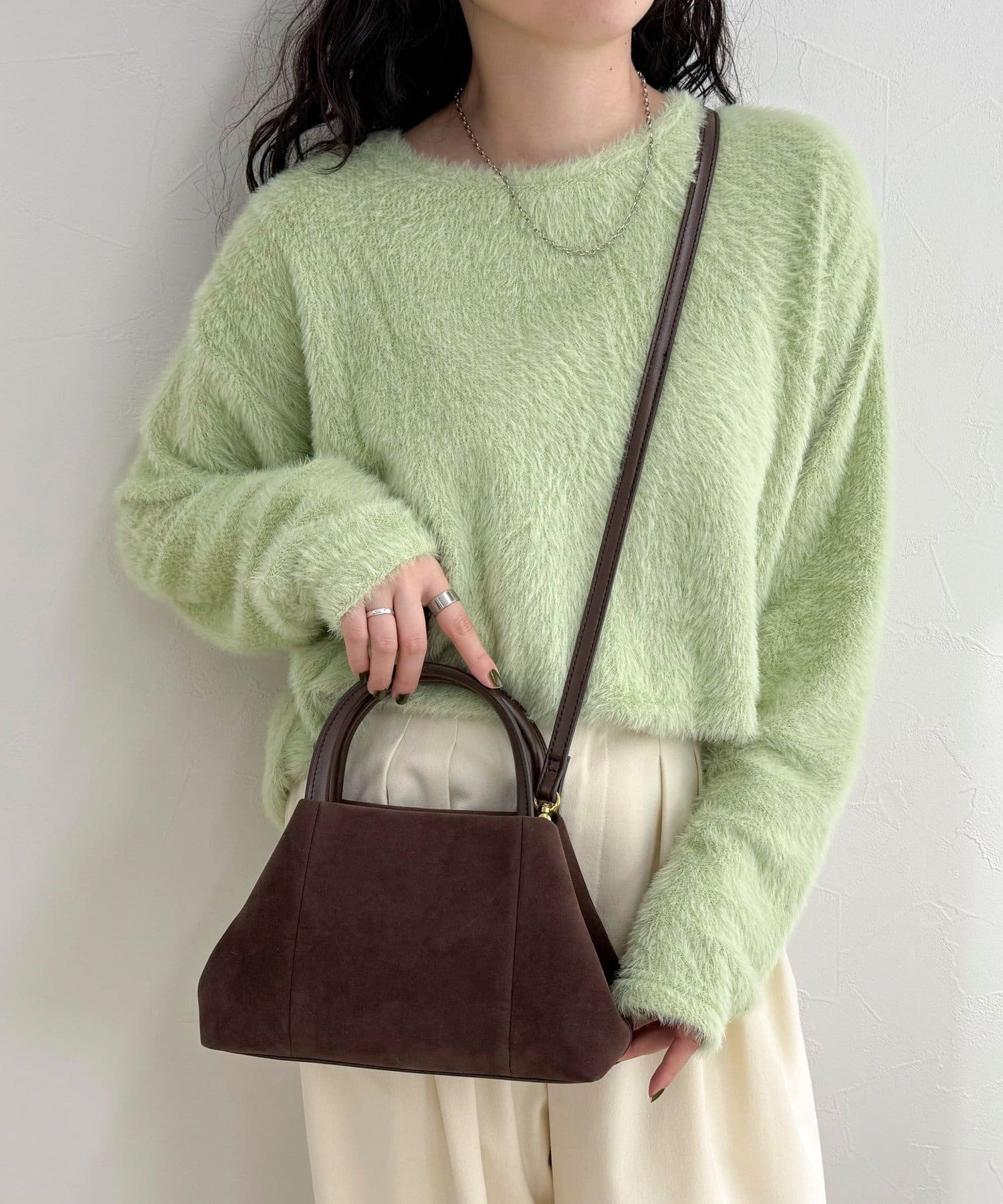 FREDY & GLOSTER(フレディ アンド グロスター) フェイクスエードミニトートバッグ