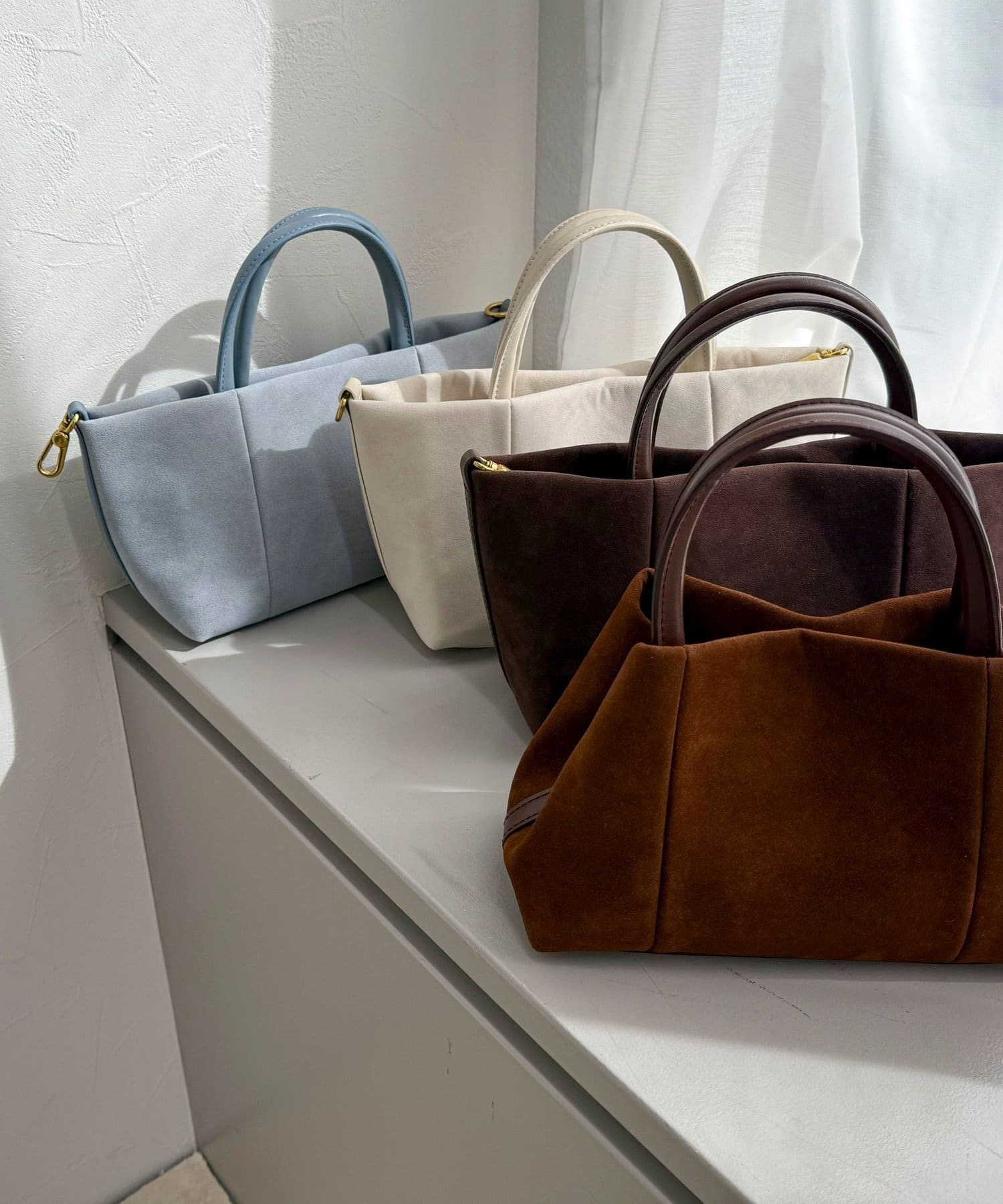 FREDY & GLOSTER(フレディ アンド グロスター) フェイクスエードミニトートバッグ