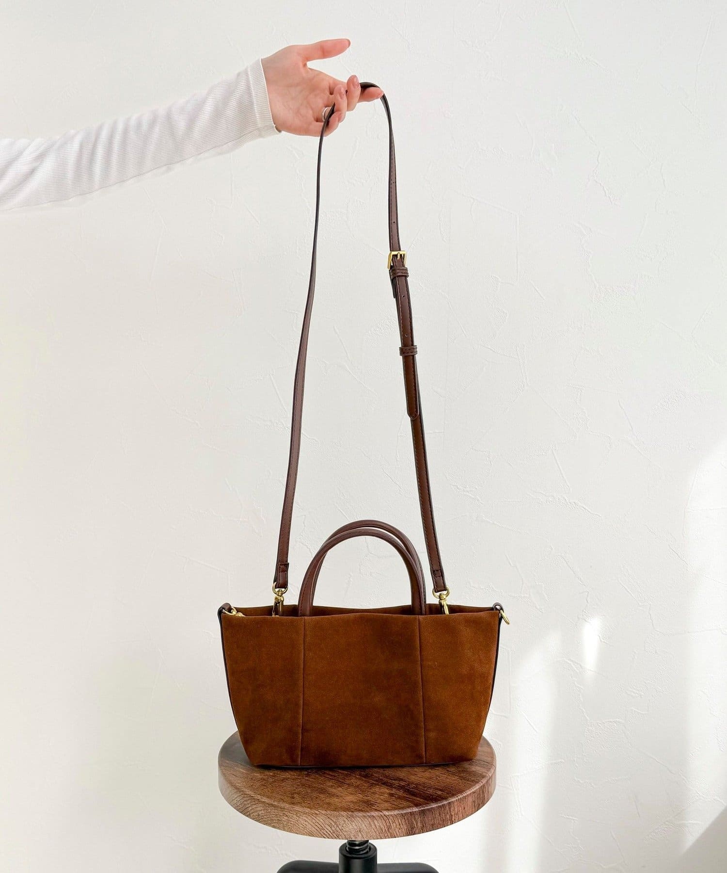 FREDY & GLOSTER(フレディ アンド グロスター) フェイクスエードミニトートバッグ