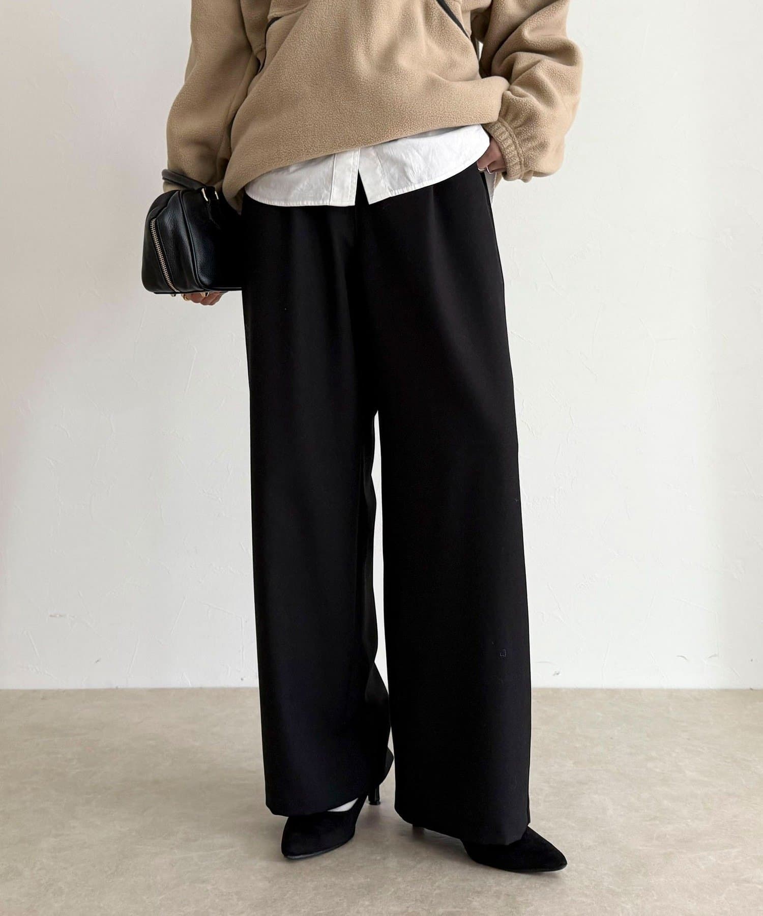 FREDY & GLOSTER(フレディ アンド グロスター) ウールライク5ポケイージーパンツ