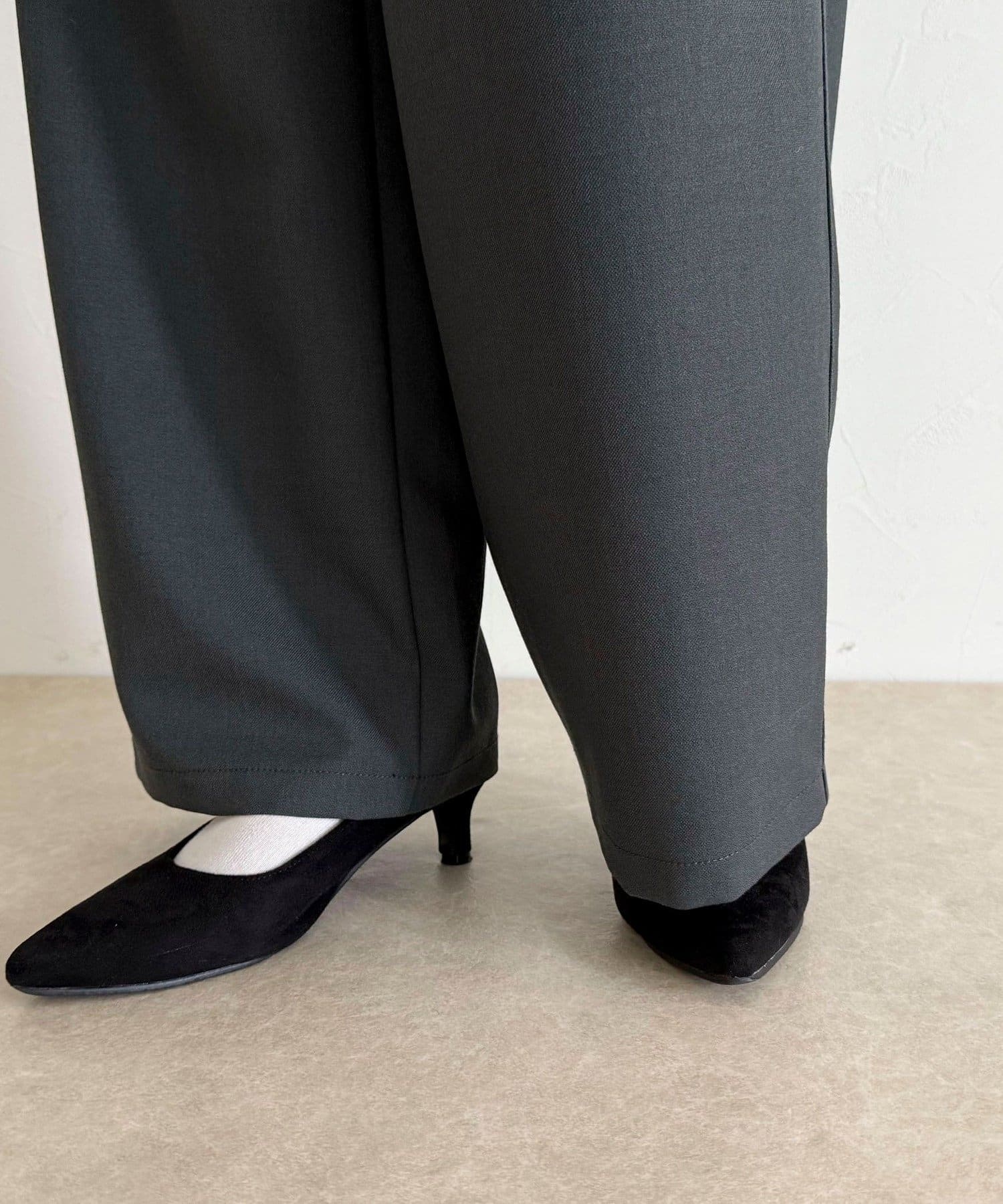 FREDY & GLOSTER(フレディ アンド グロスター) ウールライク5ポケイージーパンツ