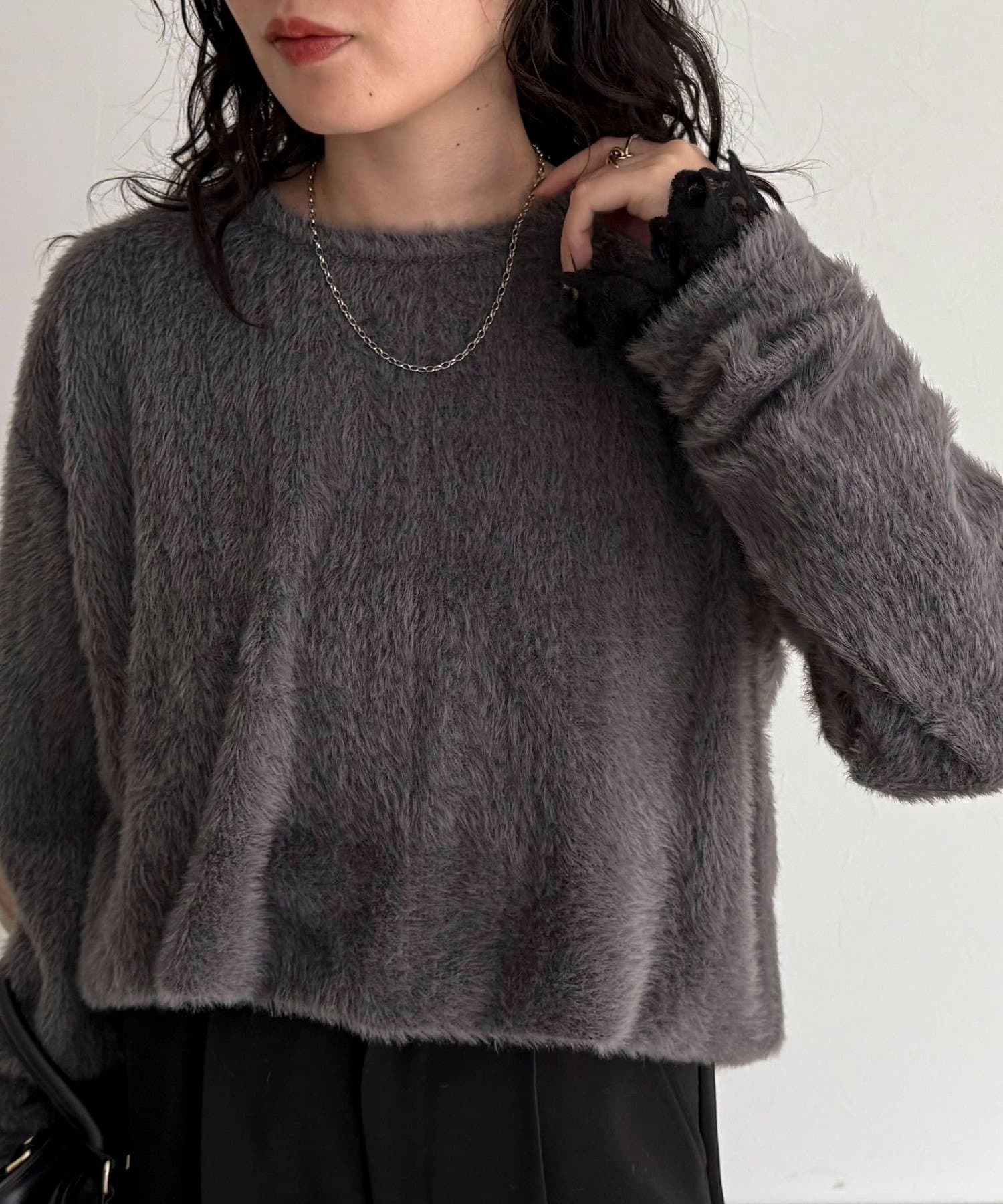 FREDY & GLOSTER(フレディ アンド グロスター) シャギールーズロンTシャツ