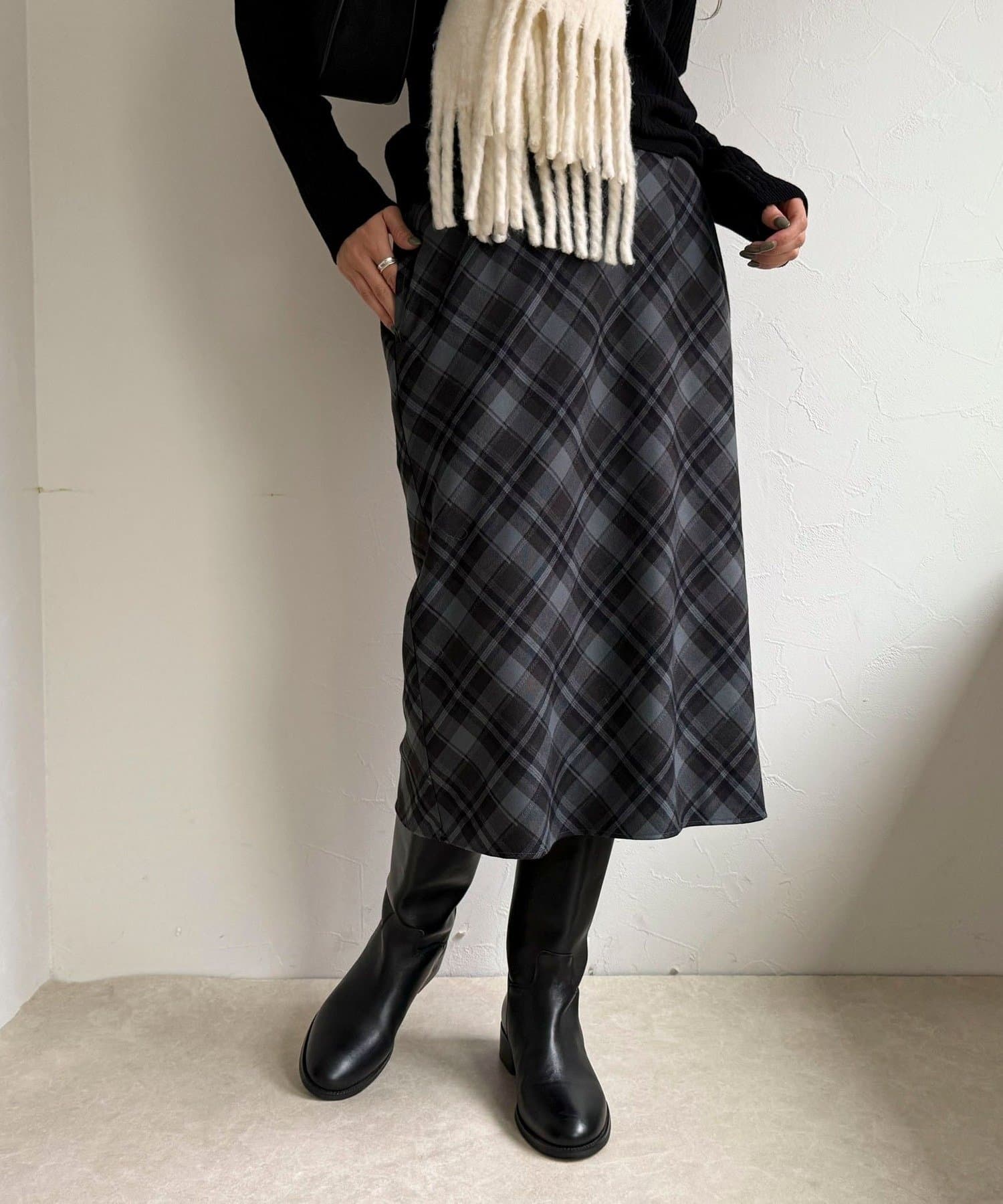 FREDY & GLOSTER(フレディ アンド グロスター) チェックミディスカート