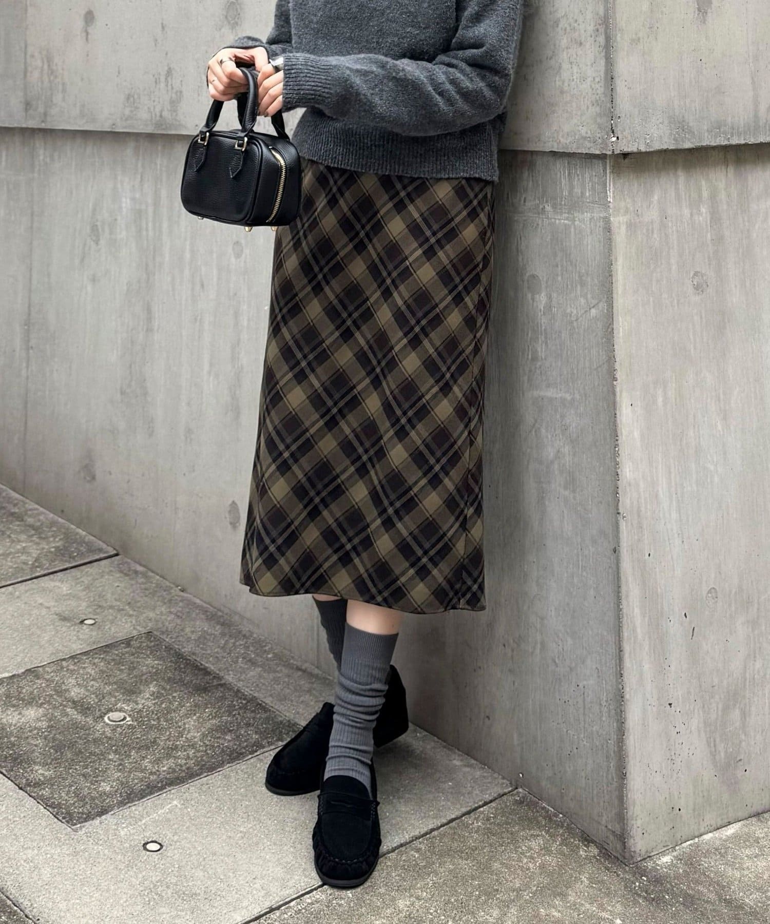 FREDY & GLOSTER(フレディ アンド グロスター) チェックミディスカート