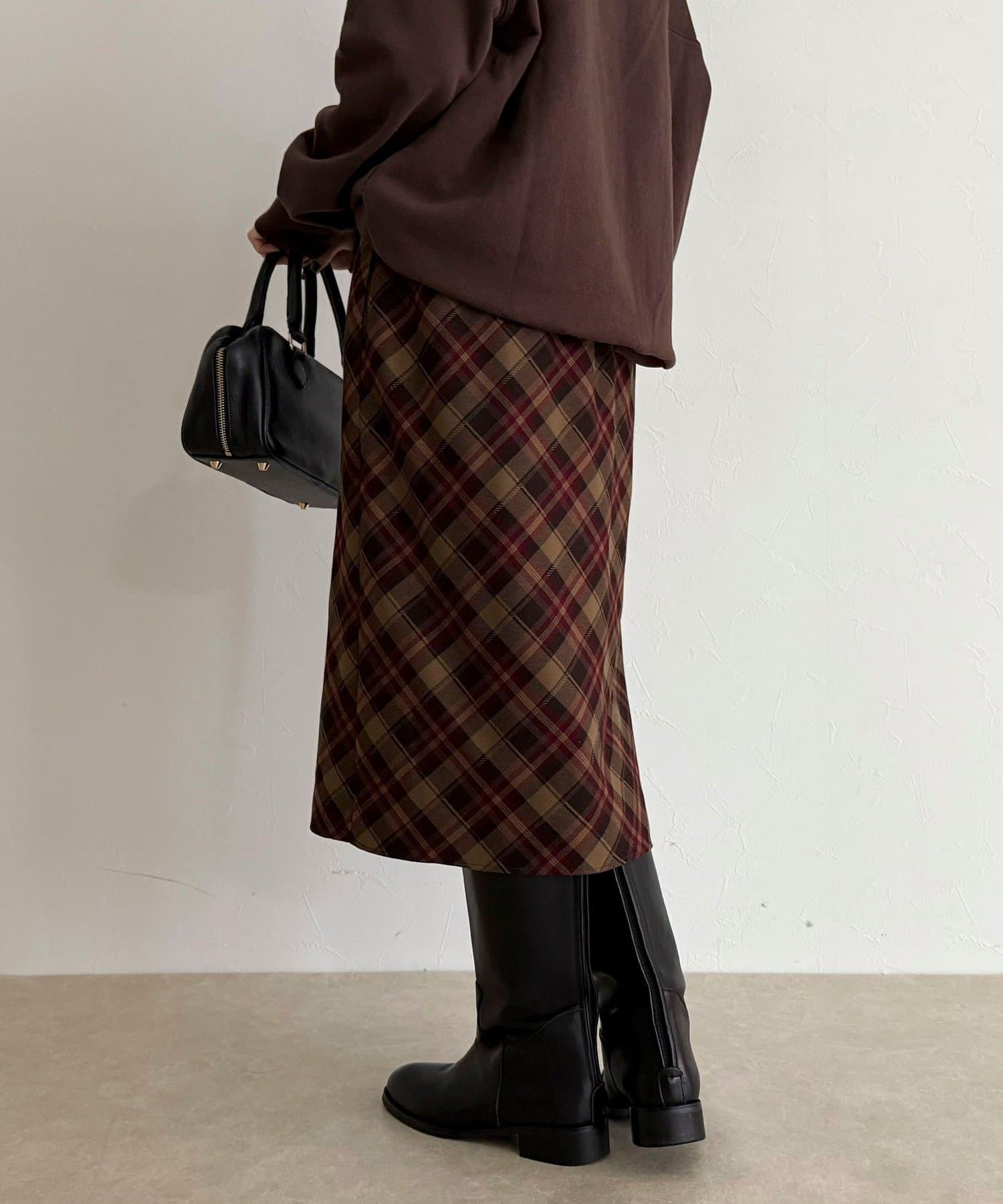 FREDY & GLOSTER(フレディ アンド グロスター) チェックミディスカート