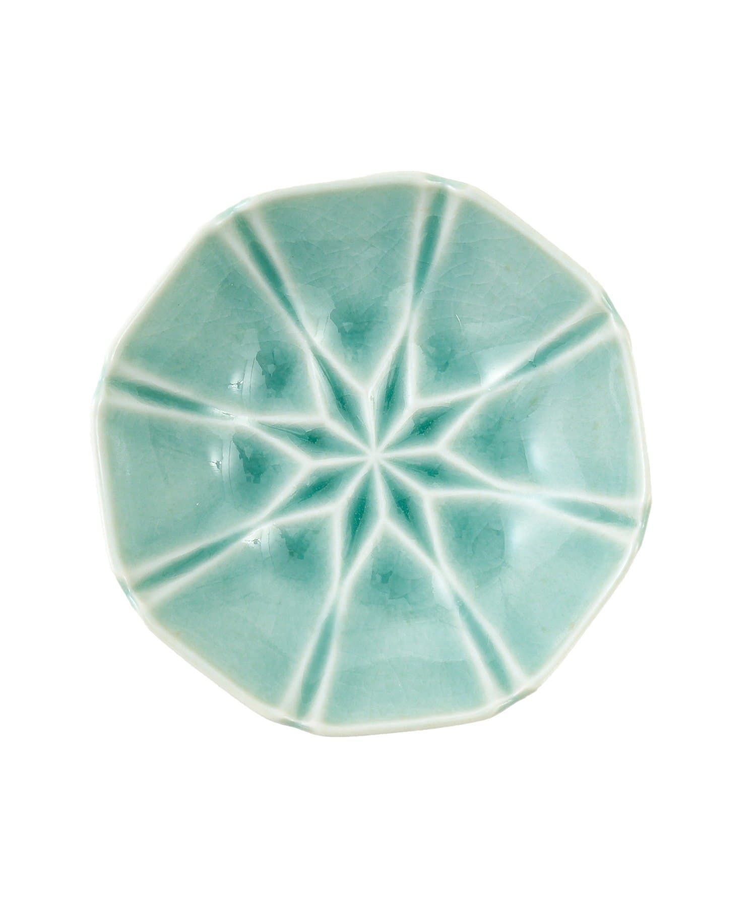 salut!(サリュ) ガラス貫入小皿水仙／花ひらく、新春のうつわ