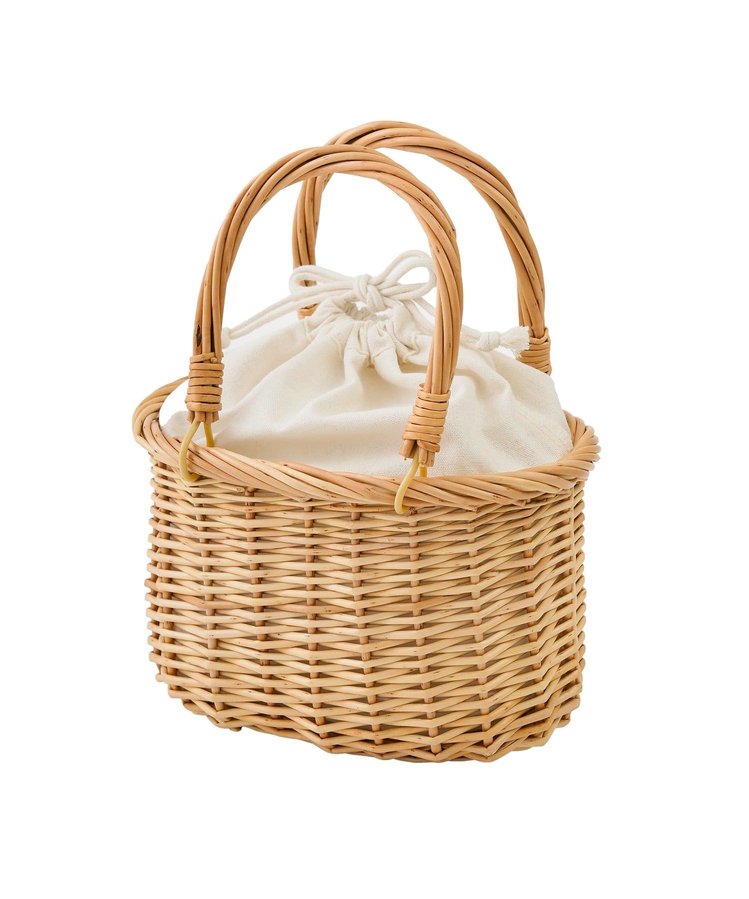 salut!(サリュ) 柳布付きハンドルバスケット