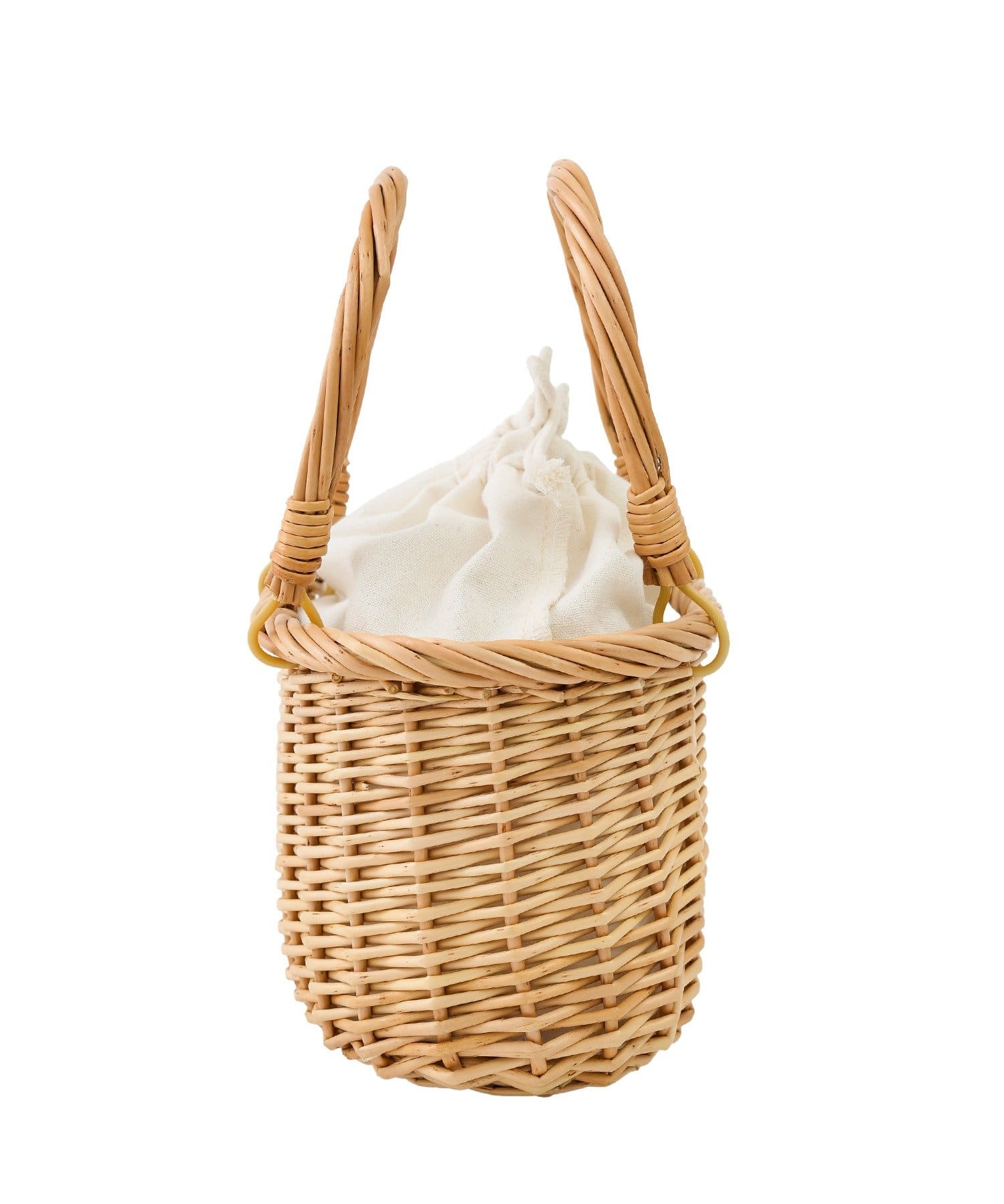salut!(サリュ) 柳布付きハンドルバスケット
