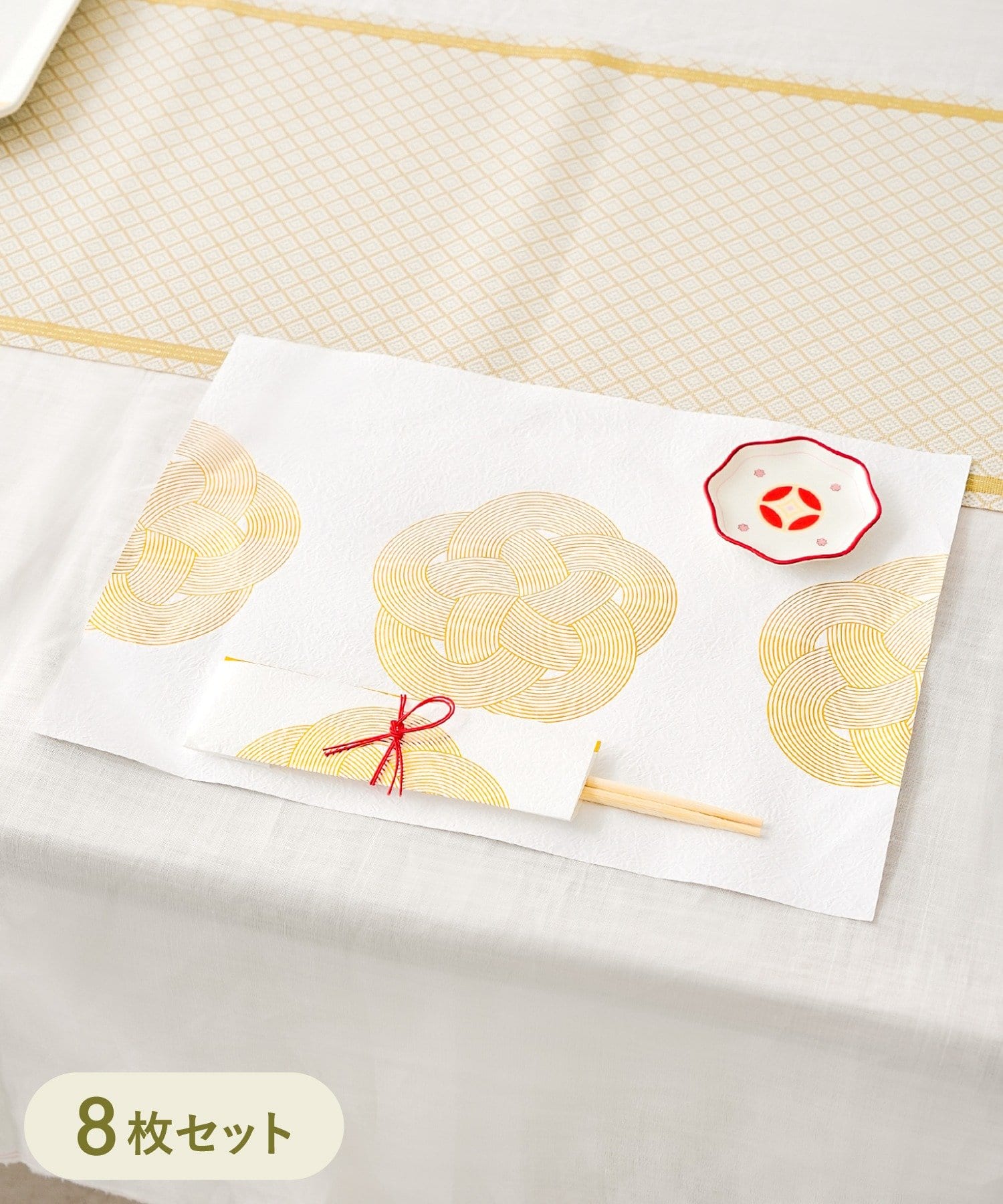 3COINS(スリーコインズ) スクエアランチョンマット／お正月