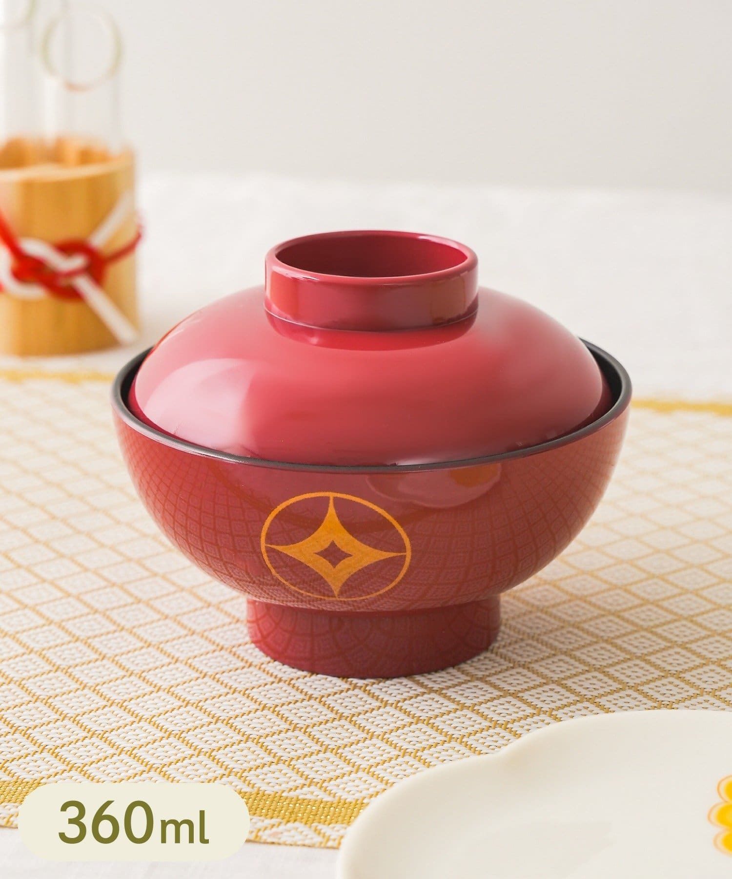 3COINS(スリーコインズ) 雑煮椀：360ml／お正月