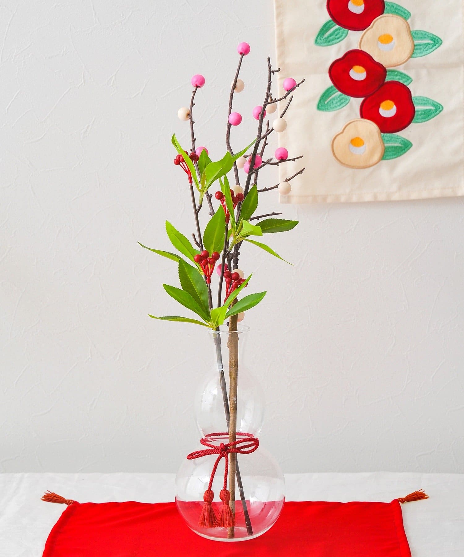 3COINS(スリーコインズ) フェイクフラワー／お正月