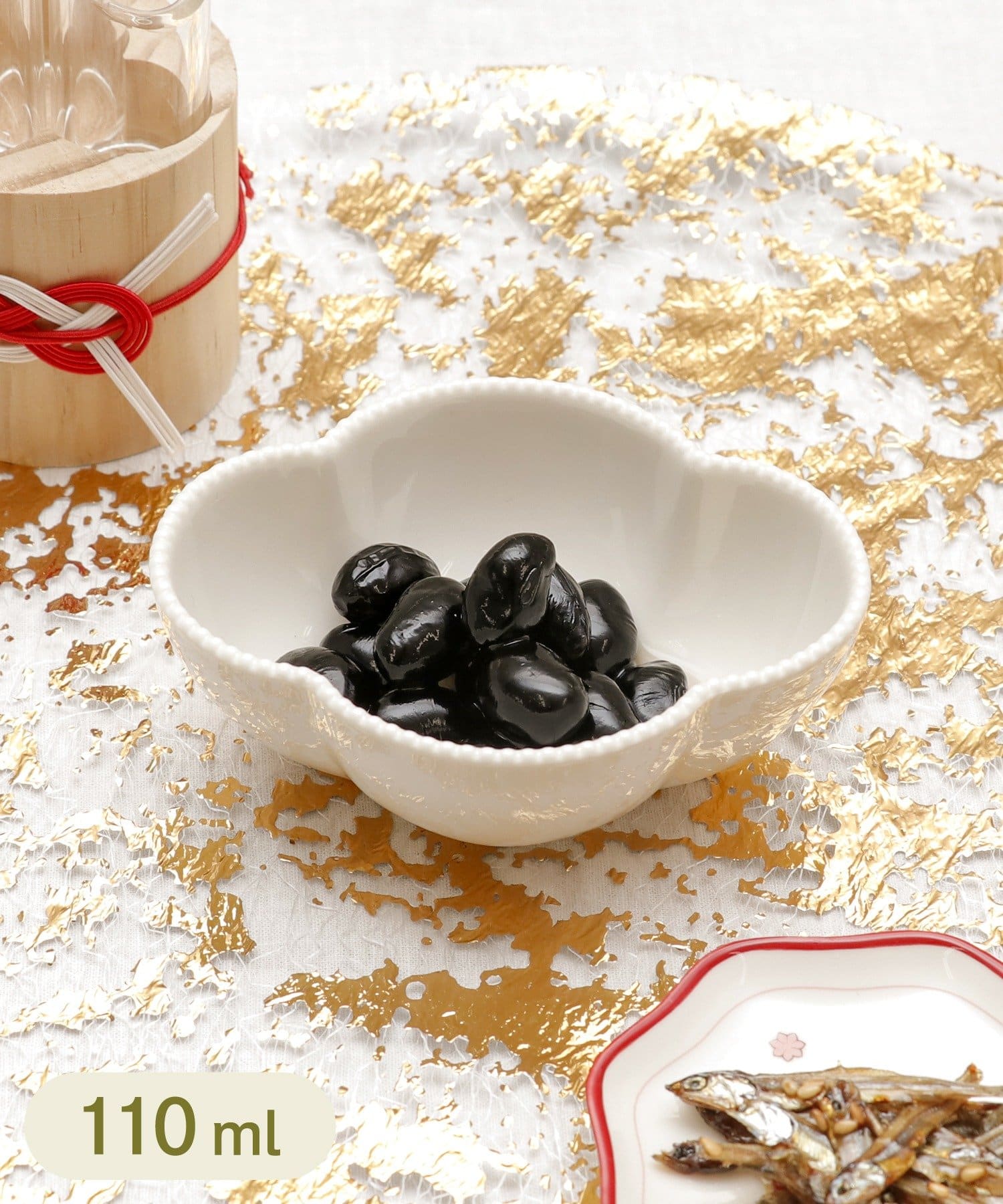 3COINS(スリーコインズ) 小鉢：110ml／お正月