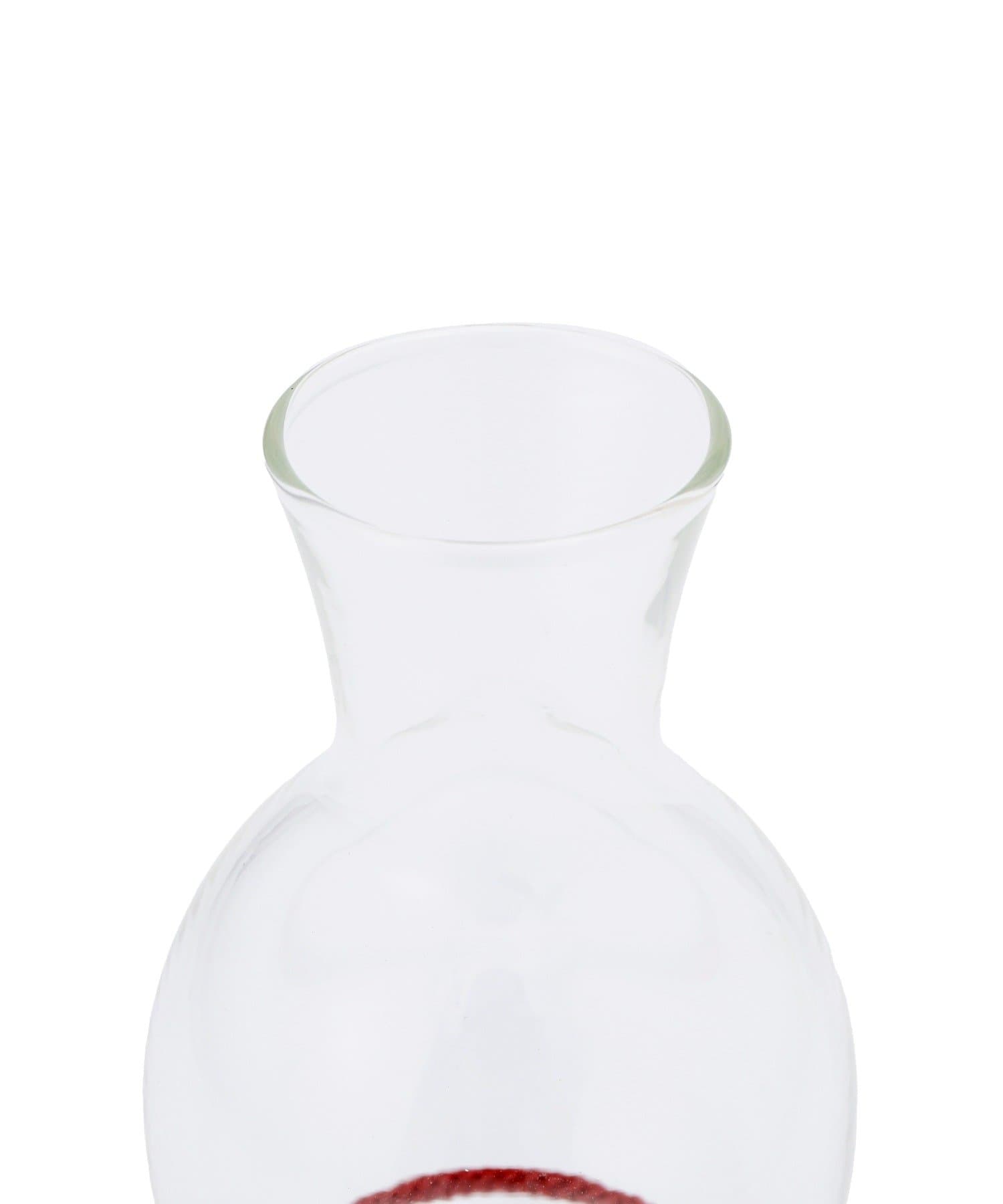 3COINS(スリーコインズ) ガラスフラワーベース／お正月