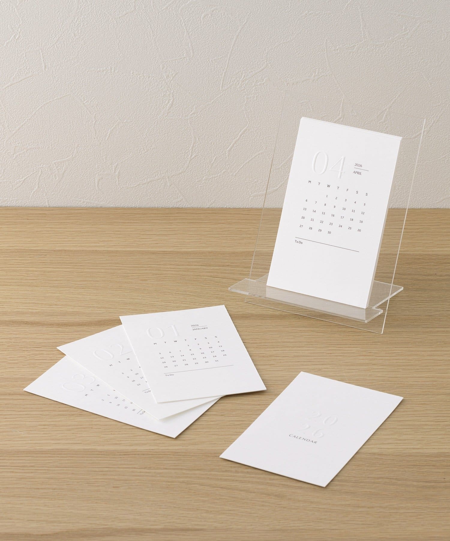 3COINS(スリーコインズ) シンプルカレンダー