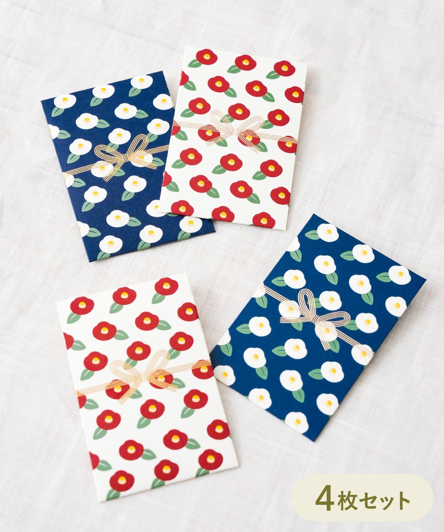 3COINS(スリーコインズ) ポチ袋4枚セット／お正月