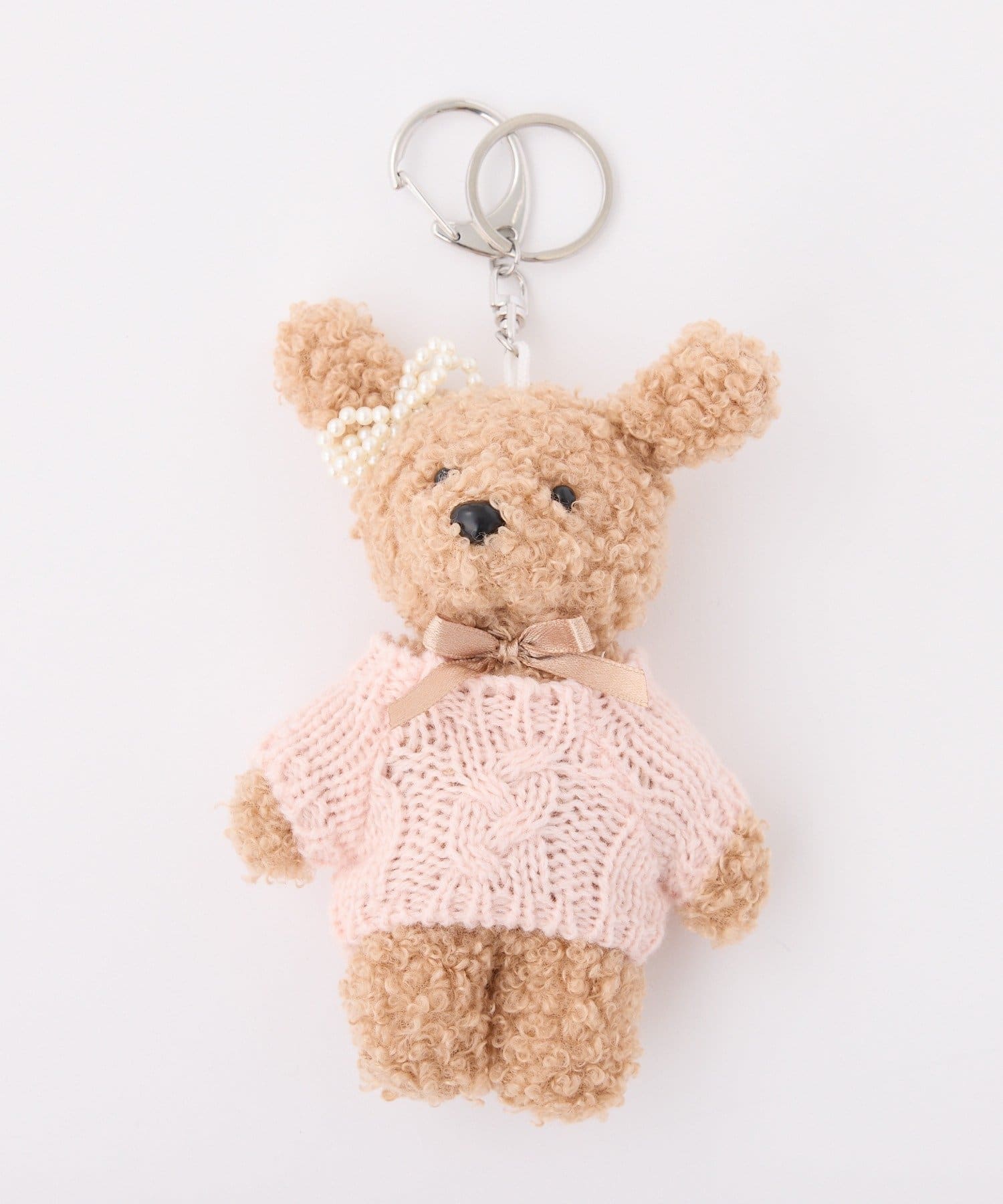 one after another NICE CLAUP(ワンアフターアナザー ナイスクラップ) ニットベアバッグチャーム