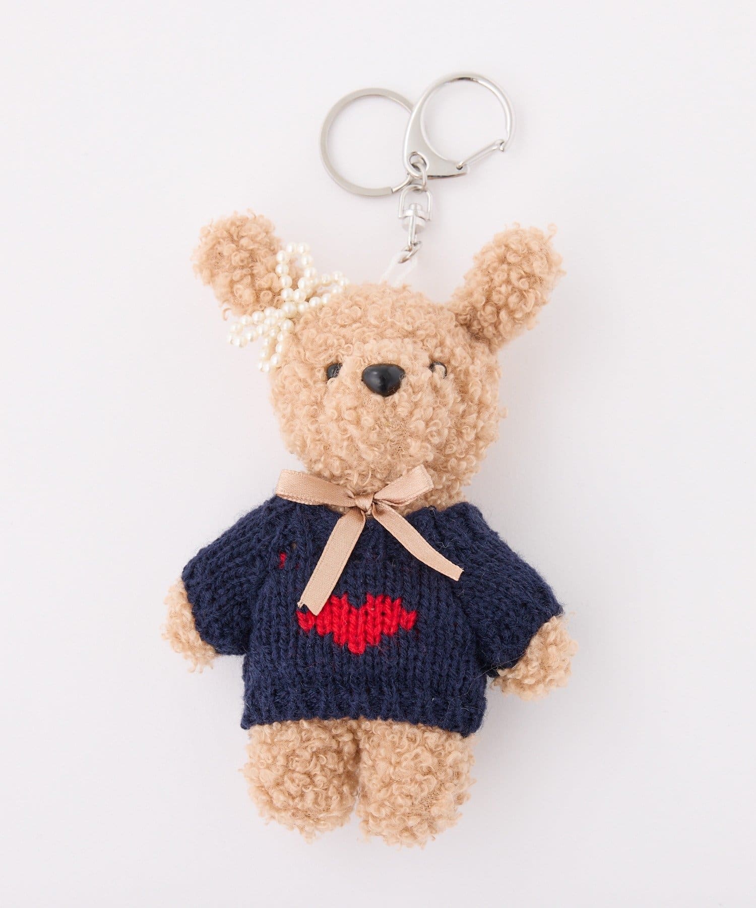 one after another NICE CLAUP(ワンアフターアナザー ナイスクラップ) ニットベアバッグチャーム