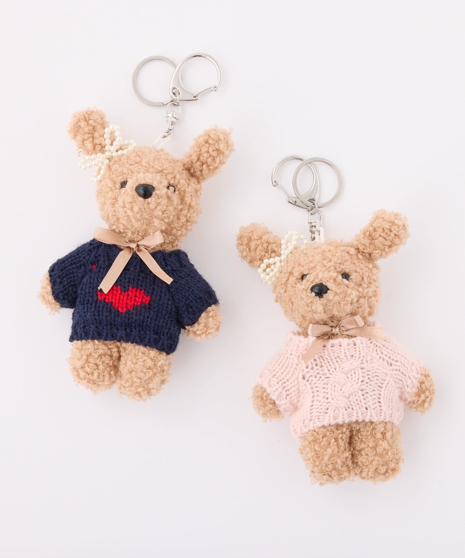 one after another NICE CLAUP(ワンアフターアナザー ナイスクラップ) ニットベアバッグチャーム