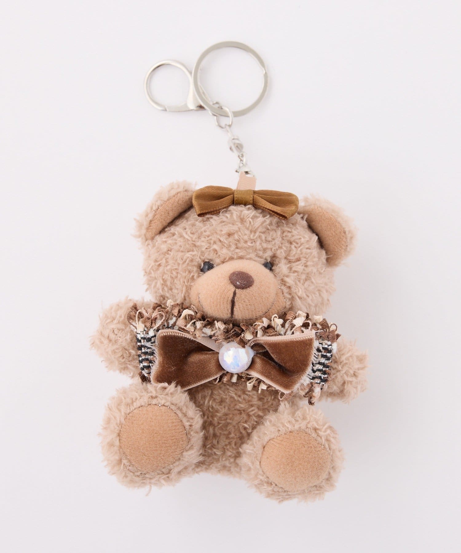 one after another NICE CLAUP(ワンアフターアナザー ナイスクラップ) リボン付きベアバッグチャーム