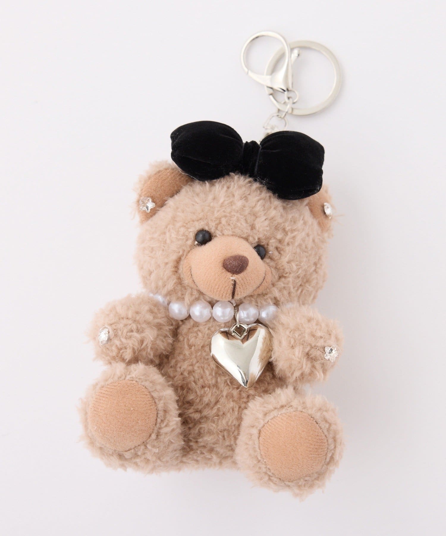 one after another NICE CLAUP(ワンアフターアナザー ナイスクラップ) リボン付きベアバッグチャーム