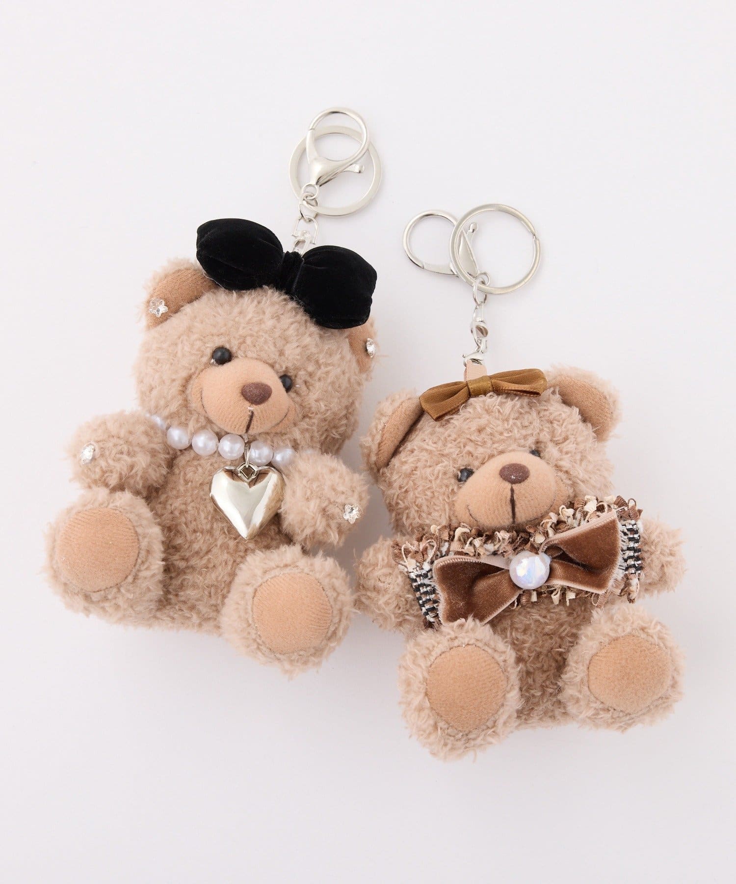 one after another NICE CLAUP(ワンアフターアナザー ナイスクラップ) リボン付きベアバッグチャーム