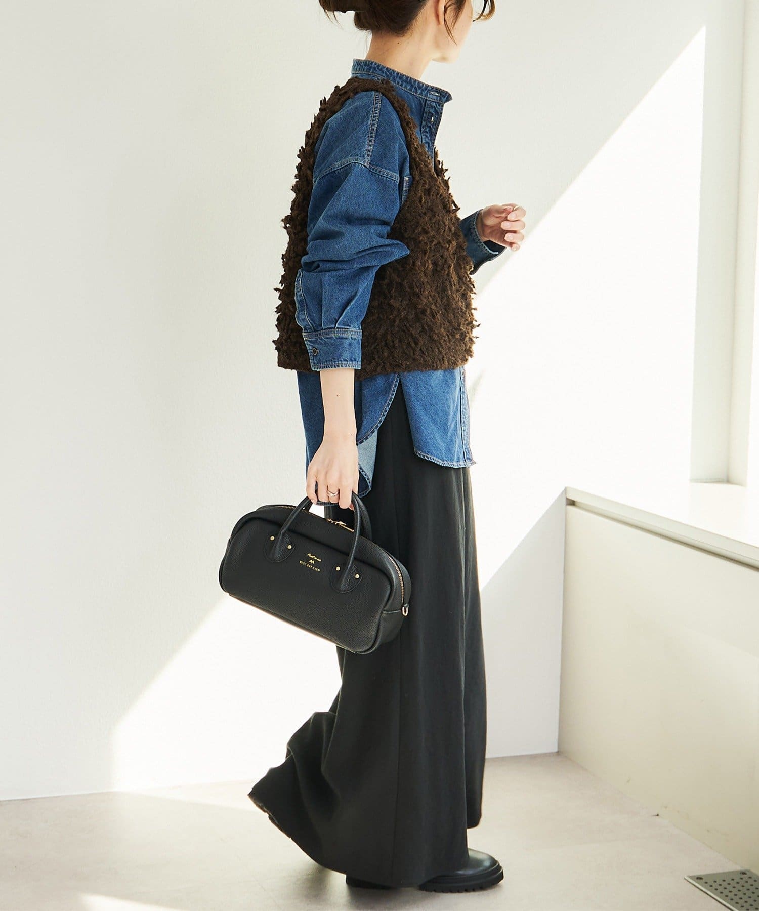 PUAL CE CIN(ピュアルセシン) ループフリンジニットビスチェ