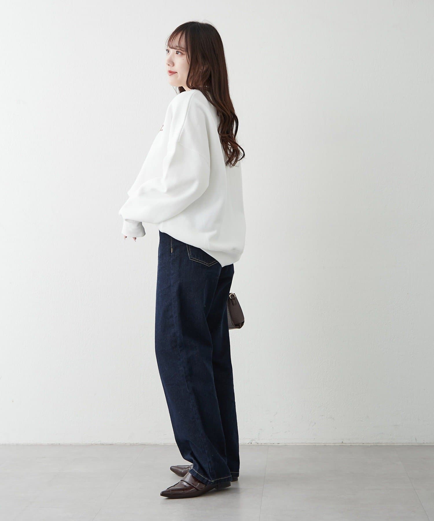 NICE CLAUP / OLIVE des OLIVE OUTLET(ナイスクラップ  / オリーブ デ オリーブ アウトレット) 【RMAF】わんこ相良刺繍スウェット