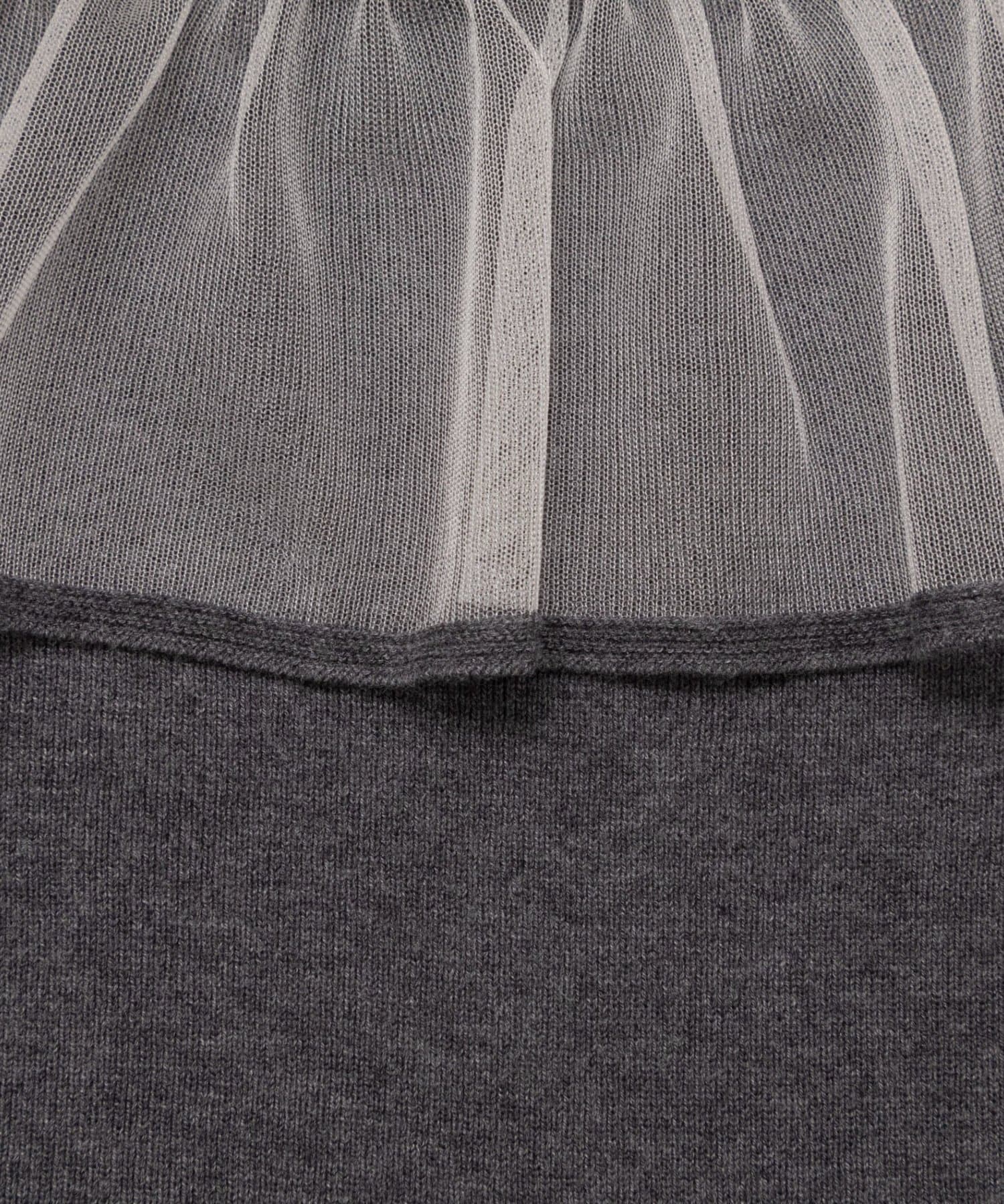 NOLLEY'S(ノーリーズ) 《手洗い可能》シアーフリル総針プルオーバー