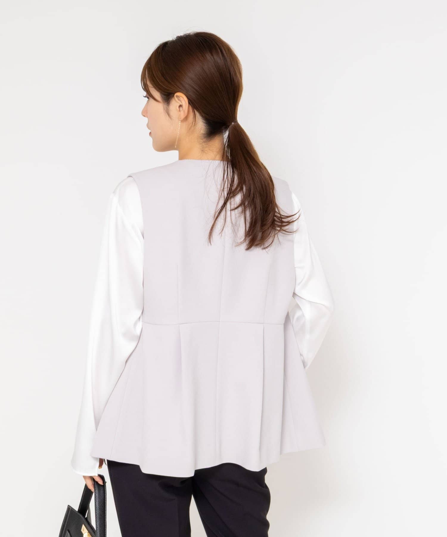 NOLLEY'S(ノーリーズ) 《セットアップ対応》ウォッシャブルサージストレッチジレ