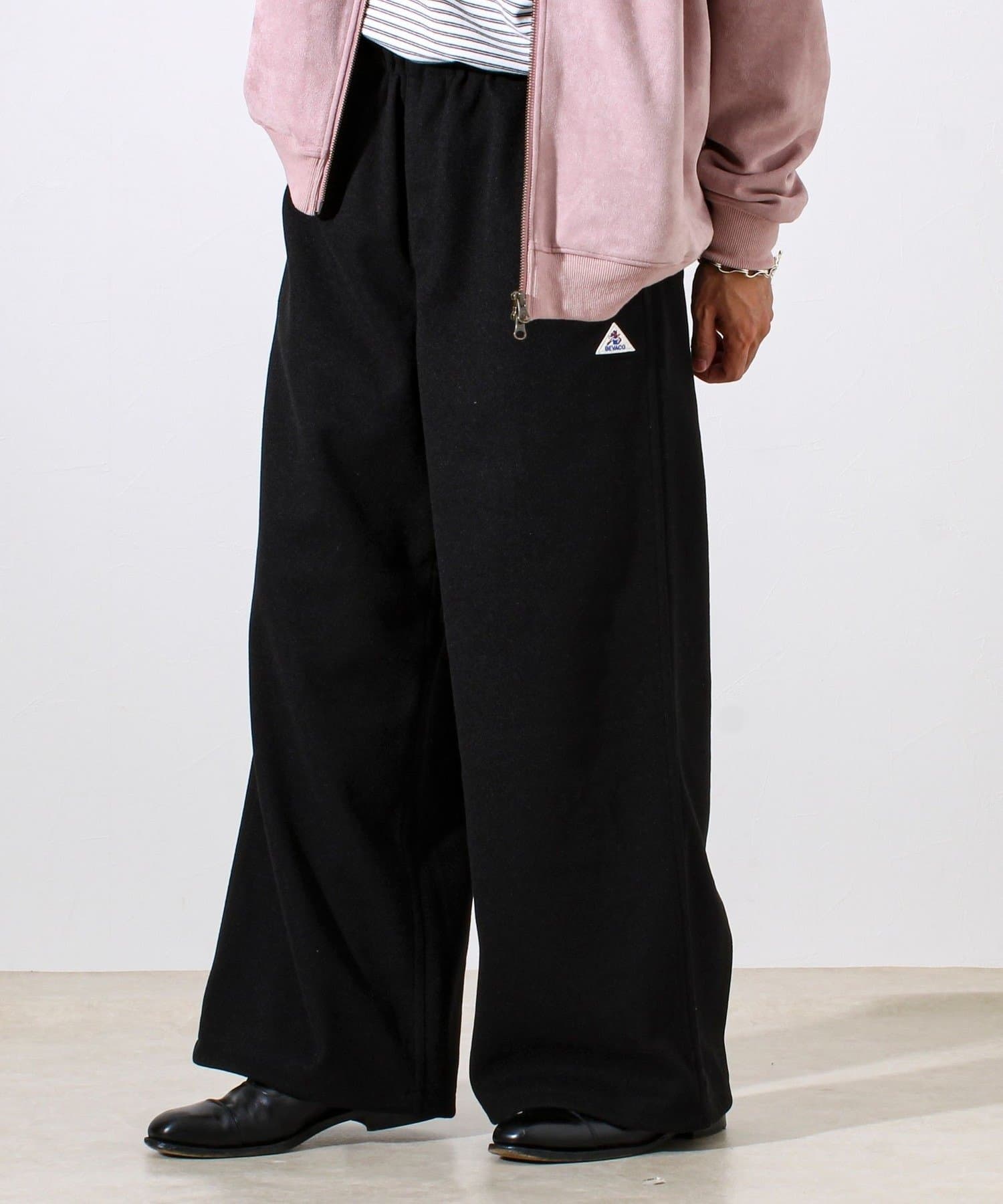 FREDY & GLOSTER(フレディ アンド グロスター) 【GEVACO/ゲバコ】ウールライクイージーパンツ