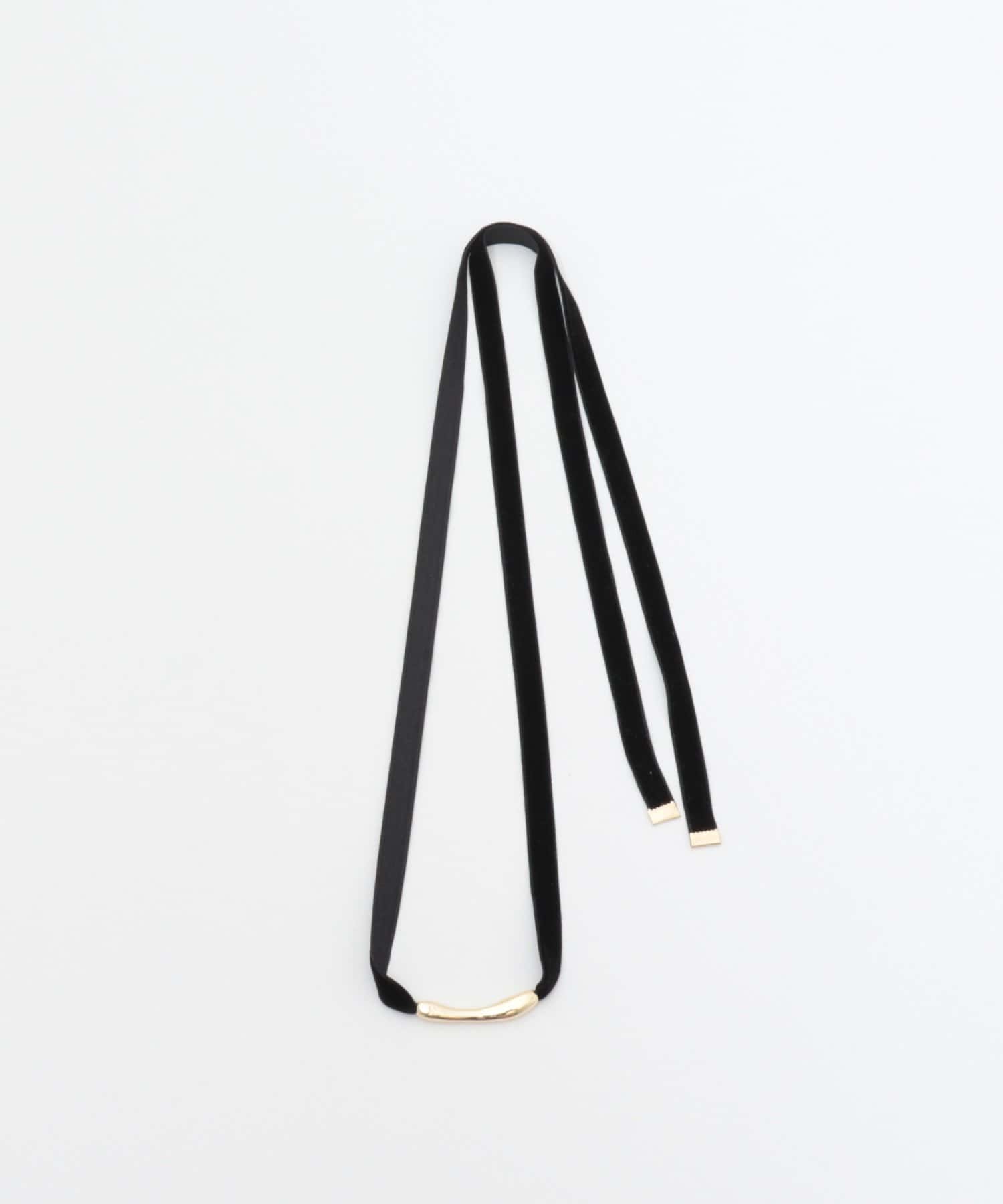 NOLLEY'S(ノーリーズ) ベロアリボンネックレス