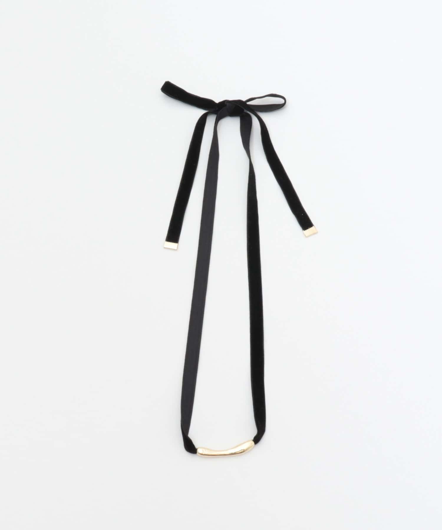 NOLLEY'S(ノーリーズ) ベロアリボンネックレス