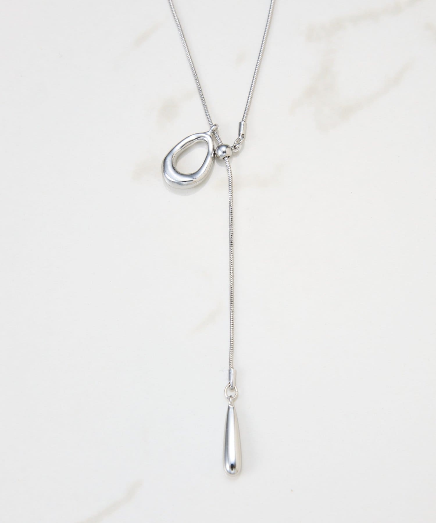 COLLAGE GALLARDAGALANTE(コラージュ ガリャルダガランテ) 【PAPILLONNER/パピヨネ】オーバルスライド2WAYネックレス