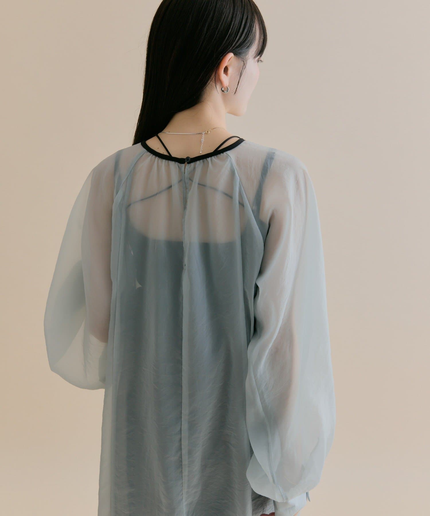 mystic(ミスティック) 11/1(sat)12:00予約START！【数量限定】[森川企画]シアーレイヤード ワンピースSET