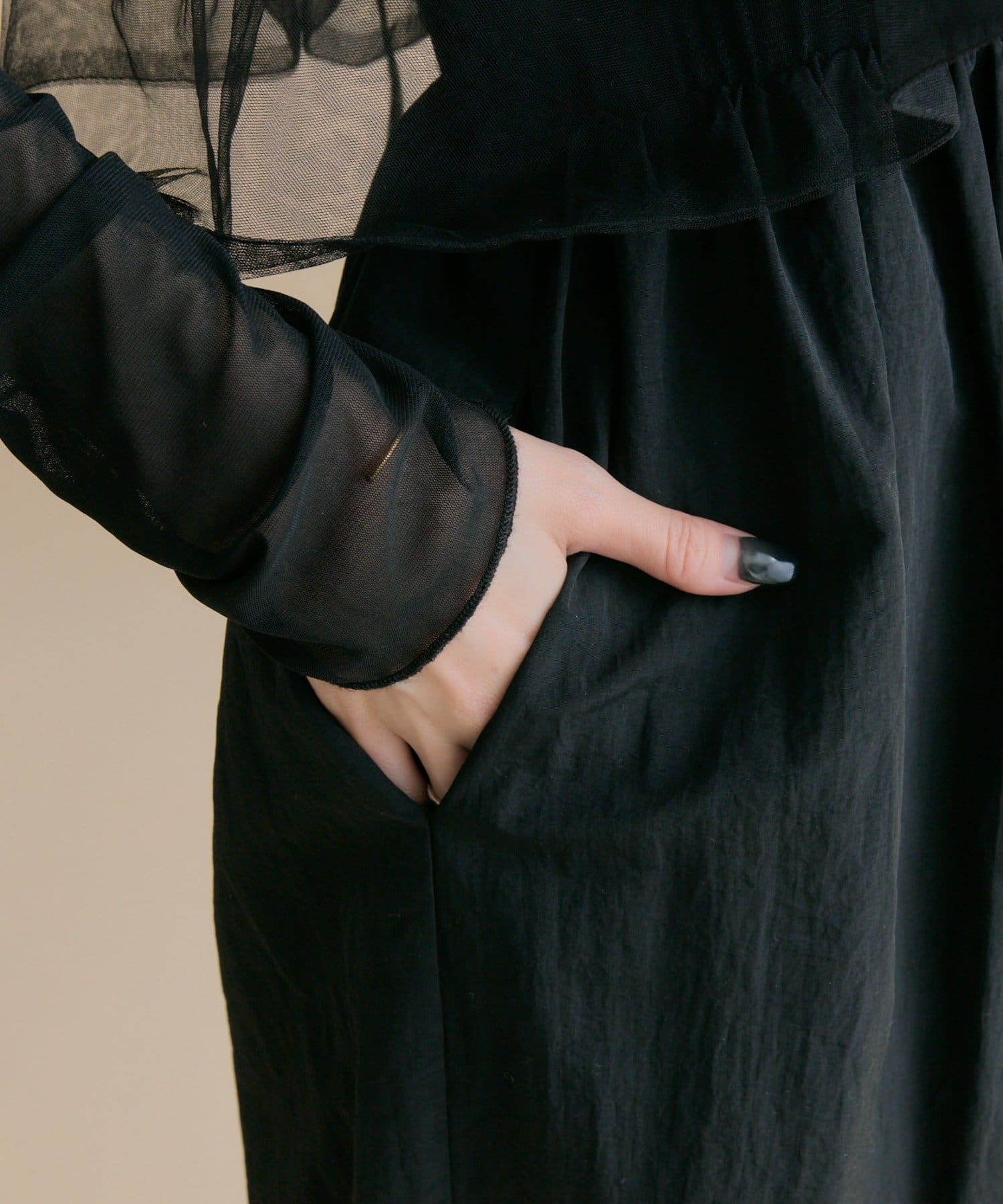 mystic(ミスティック) 11/1(sat)12:00予約START！【数量限定】[森川企画]チュールキャミワンピースSET