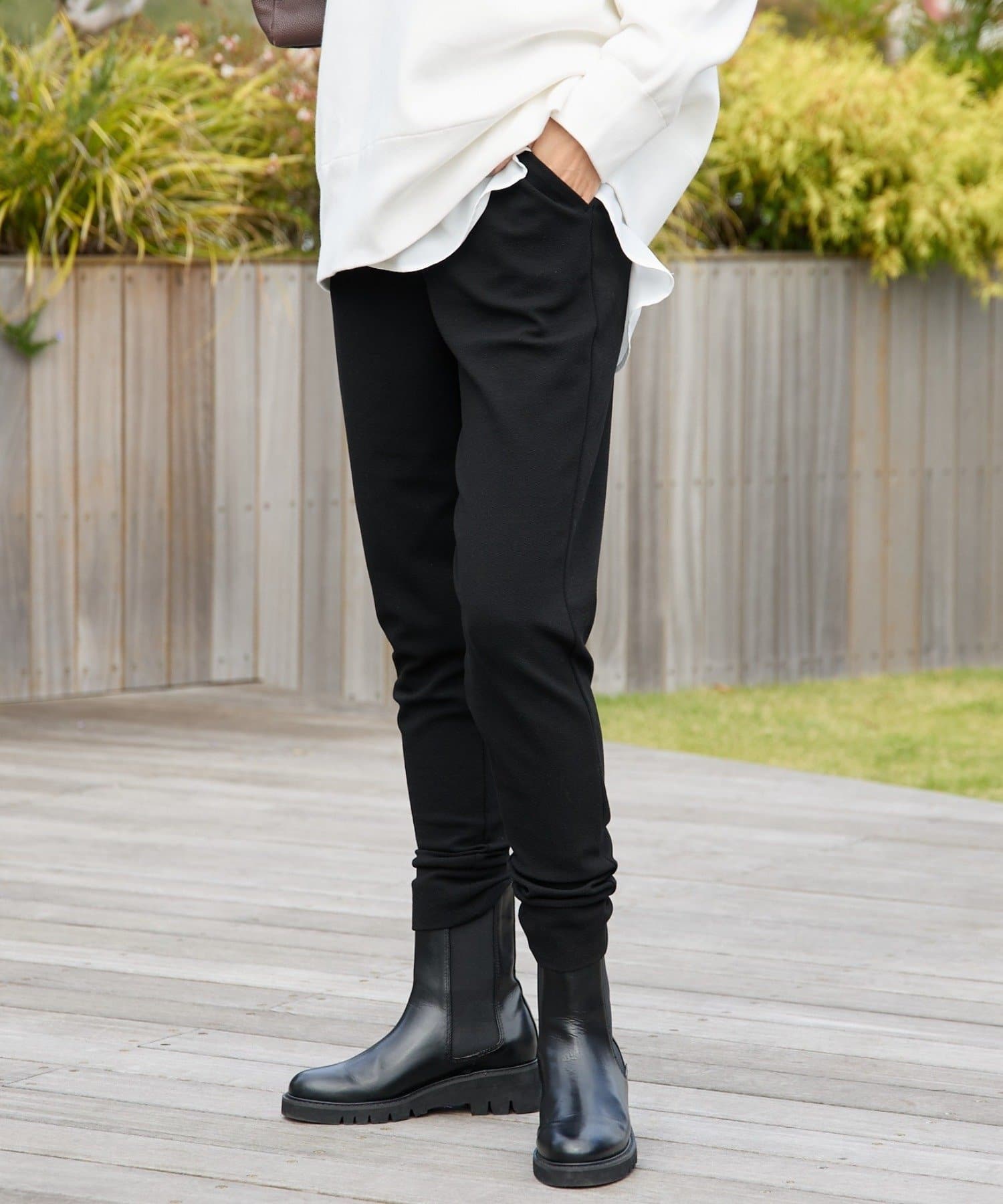 RIVE DROITE(リヴドロワ) 予約【MYSELFbyRD（マイセルフバイリヴドロワ）】JERSEY PANTS