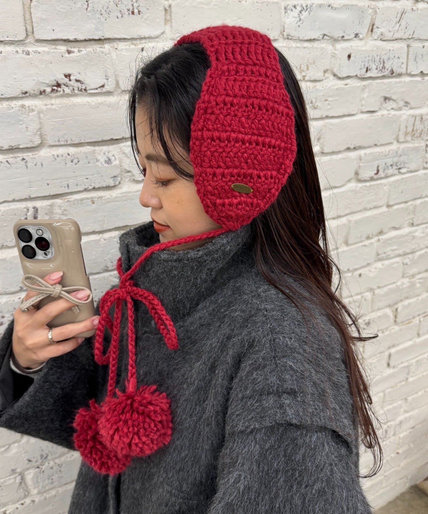 CIAOPANIC TYPY(チャオパニックティピー) 【GEVACO】ボンボン付きイヤーマフラー