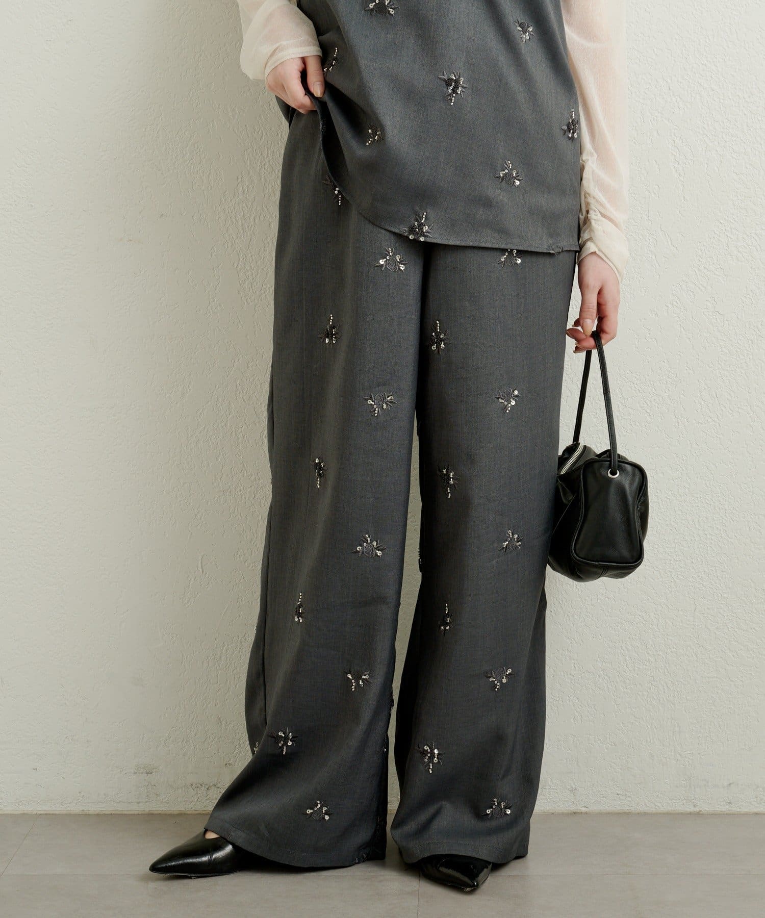 Omekashi(オメカシ) ビジューイージーパンツ