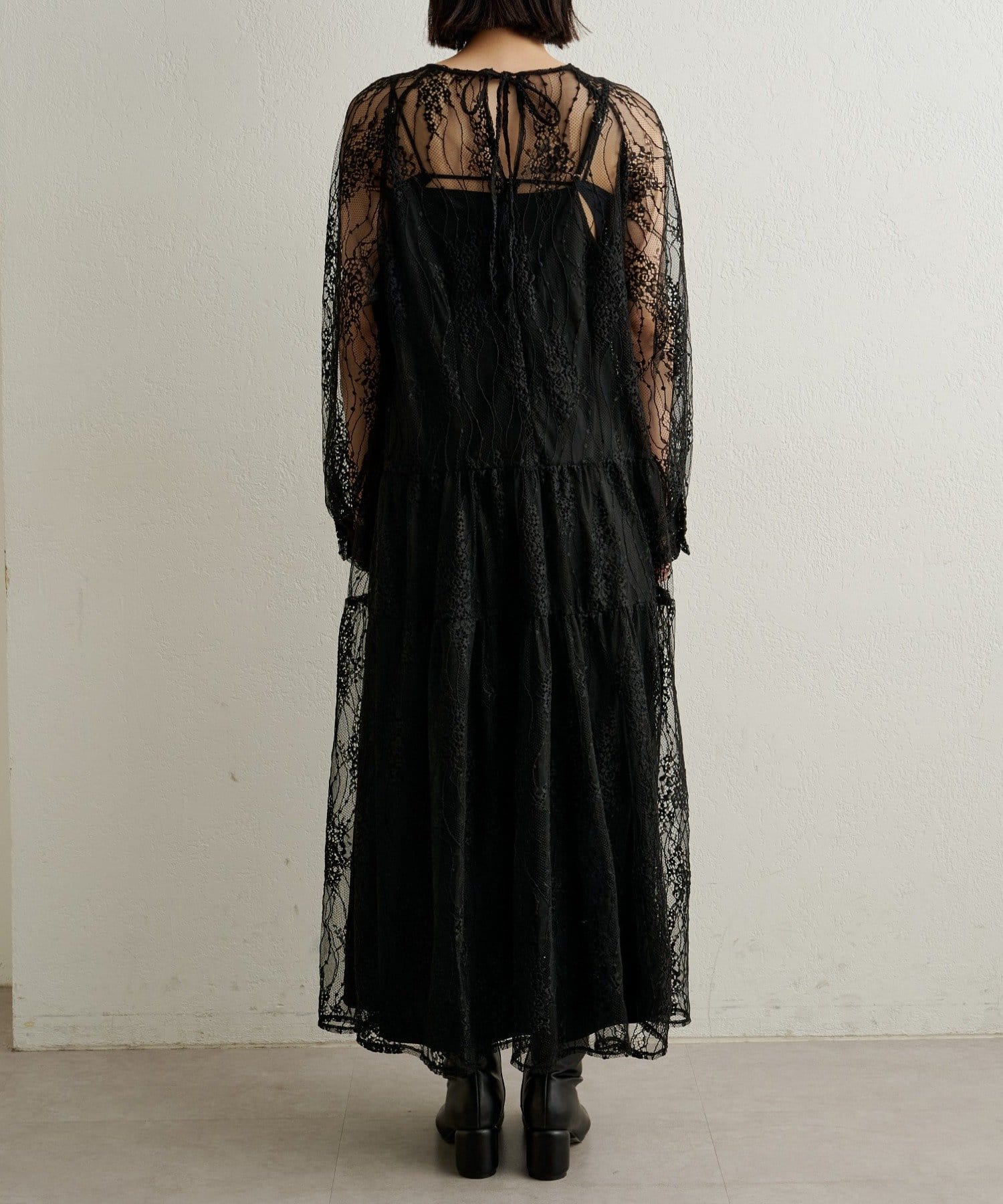 Omekashi(オメカシ) シアーティアードワンピース