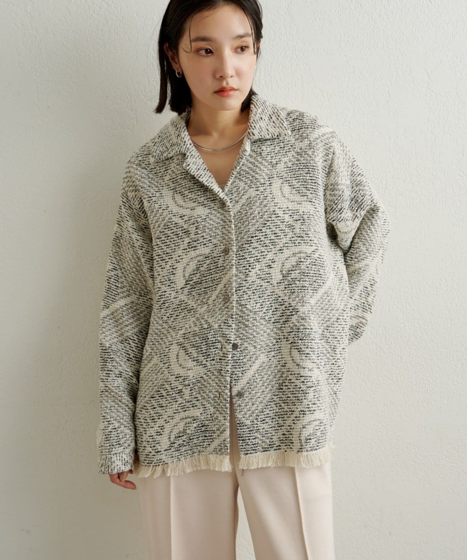 Omekashi(オメカシ) ツイードシャツ