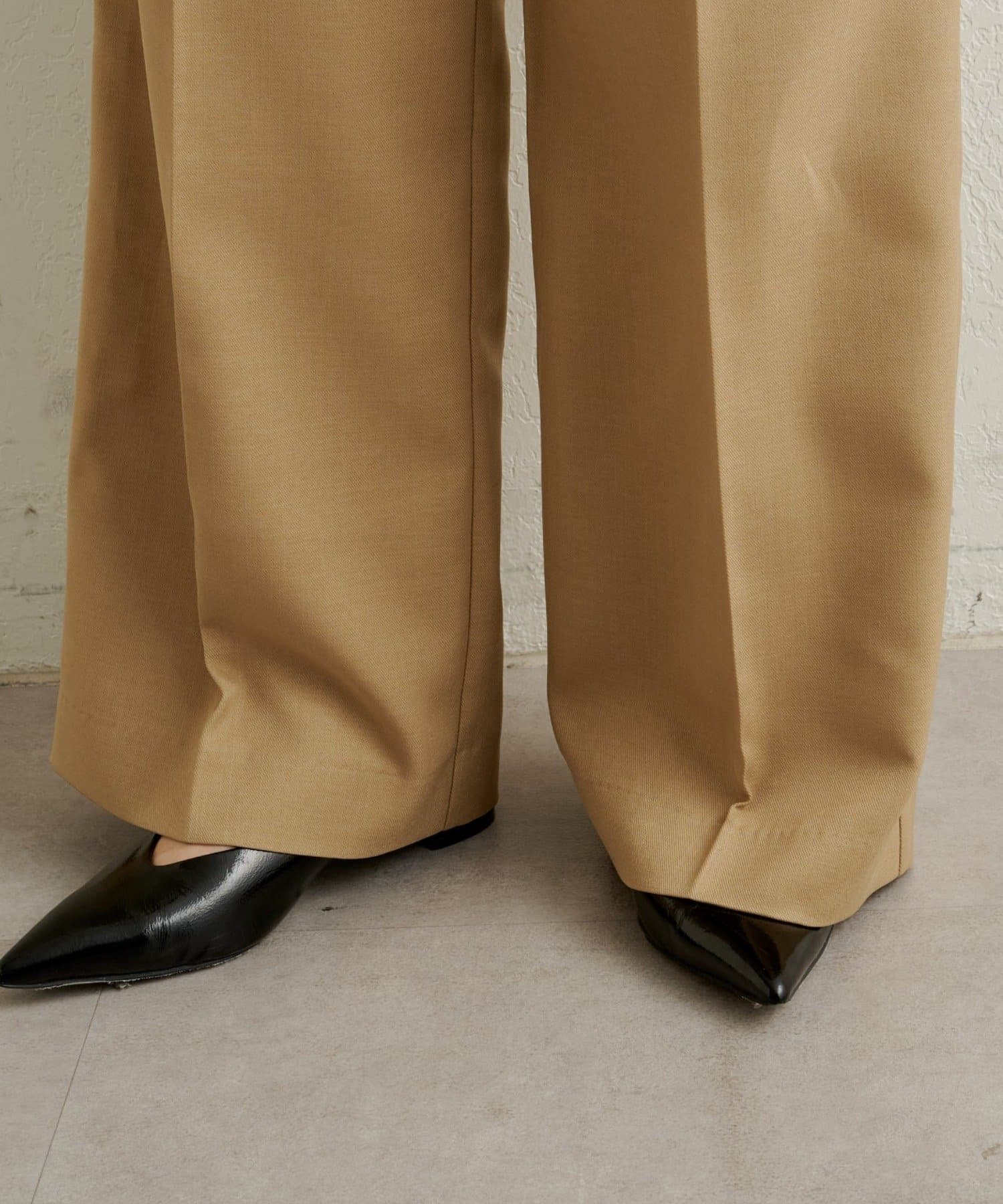 Omekashi(オメカシ) ウエストレザーパンツ