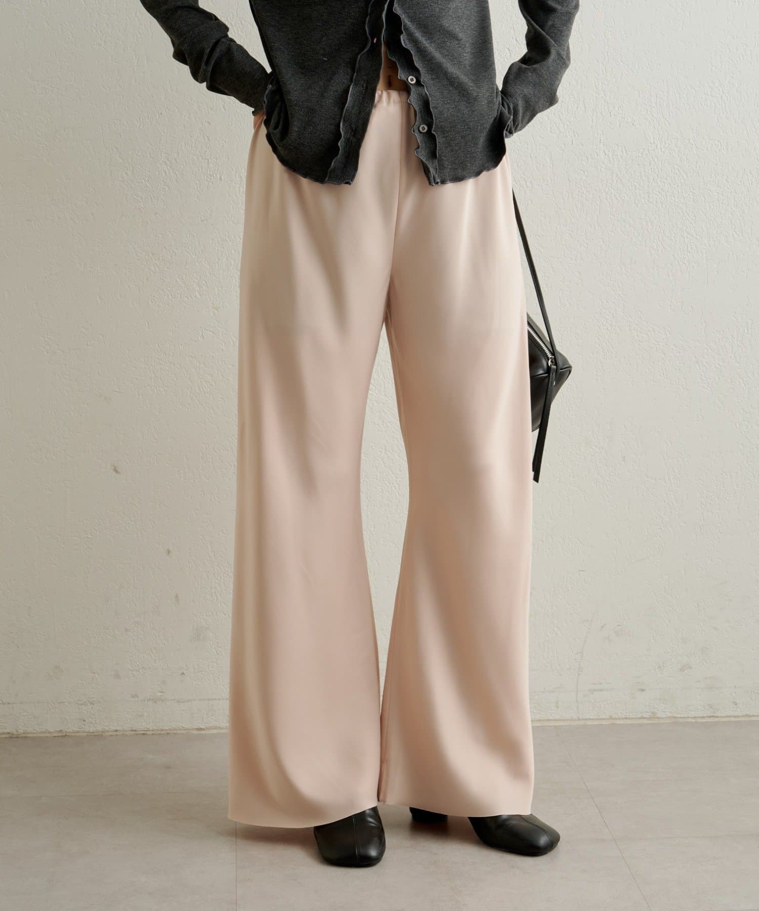 Omekashi(オメカシ) サテンバイアスイージーパンツ