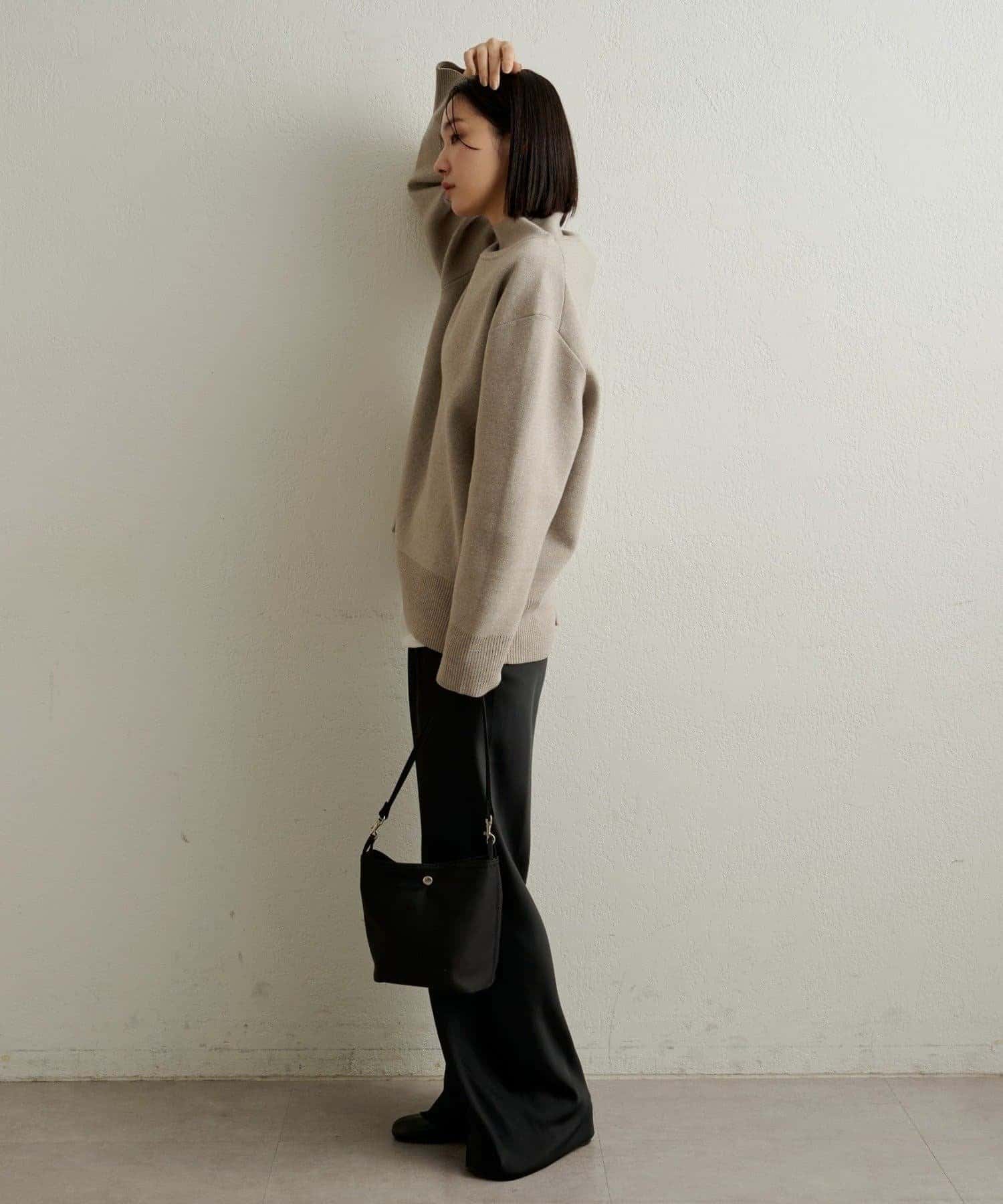 Omekashi(オメカシ) サテンバイアスイージーパンツ