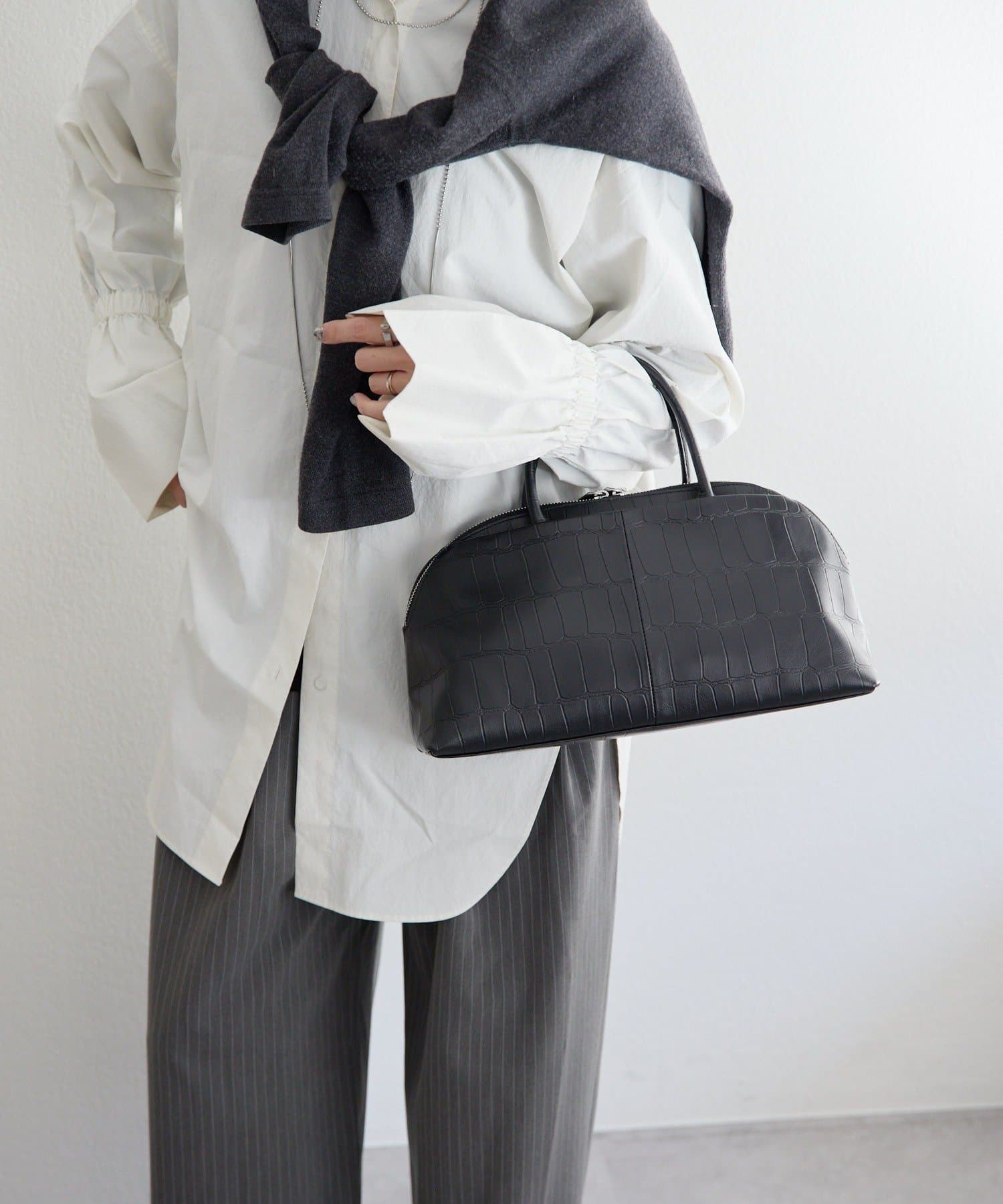 ear PAPILLONNER(イア パピヨネ) 《本革/2way》ダブルポケットボストンバッグS