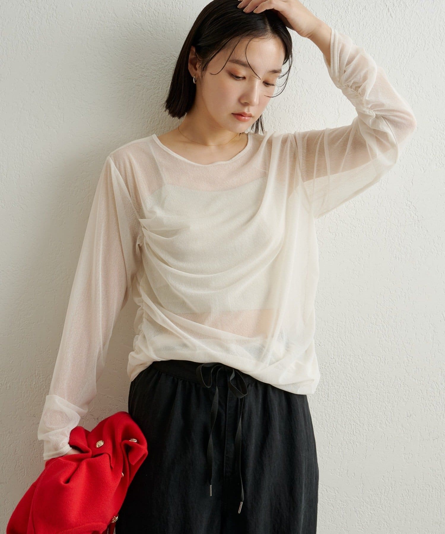 Omekashi(オメカシ) チュールTシャツ