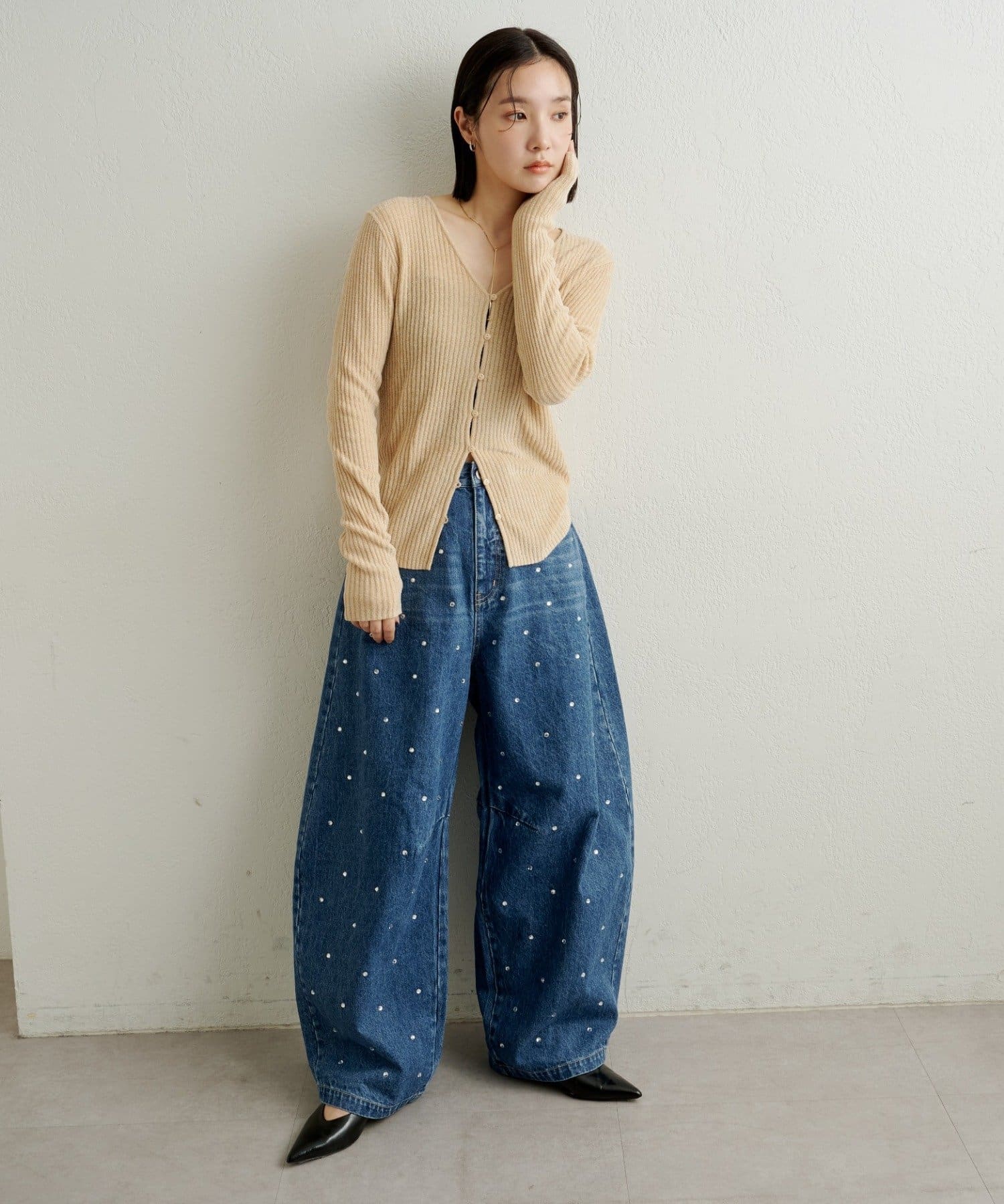 Omekashi(オメカシ) ビジューデニム