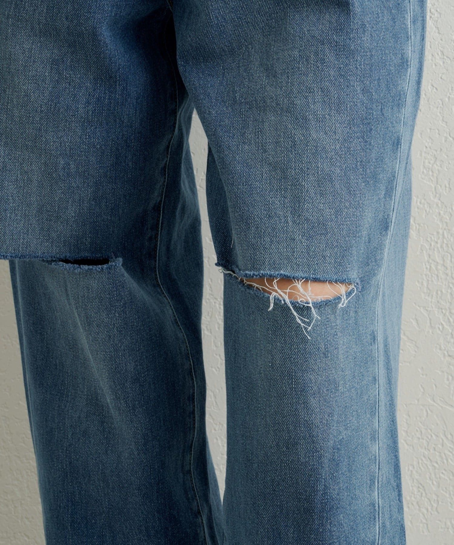 Omekashi(オメカシ) ダメージデニムパンツ