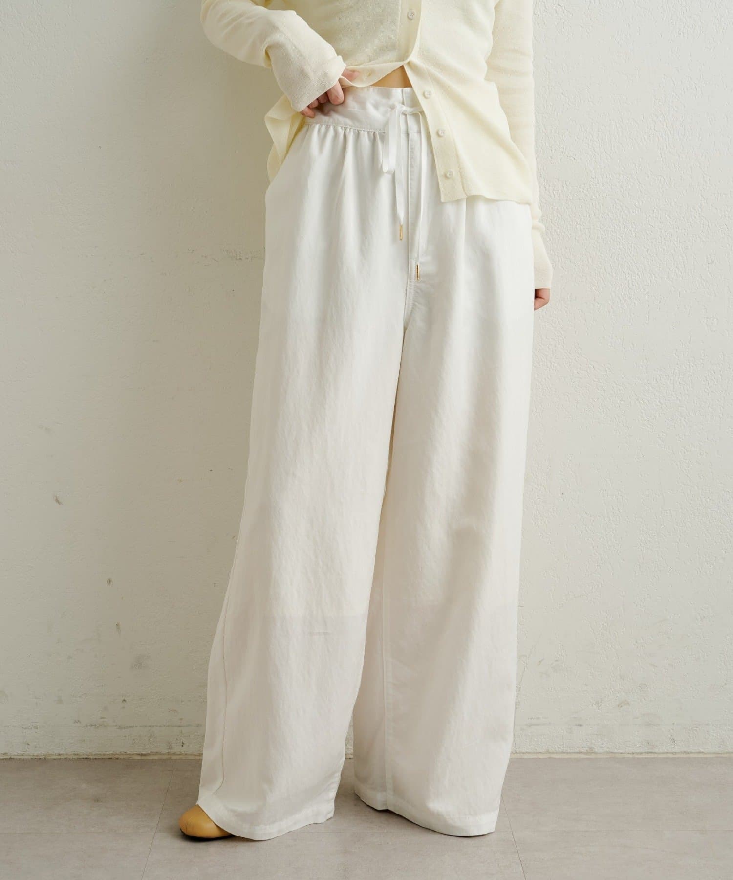 Omekashi(オメカシ) 【セットアップ着用可能◎】ピグメントライクイージーパンツ