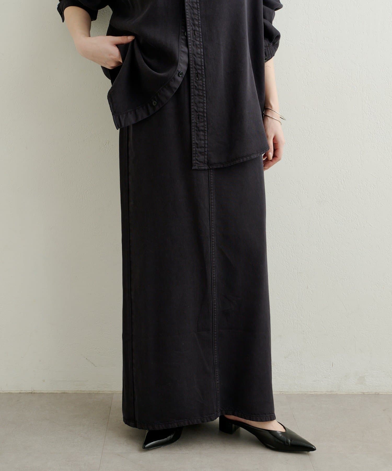 Omekashi(オメカシ) 【セットアップ着用可能◎】セルロースソフトナロースカート