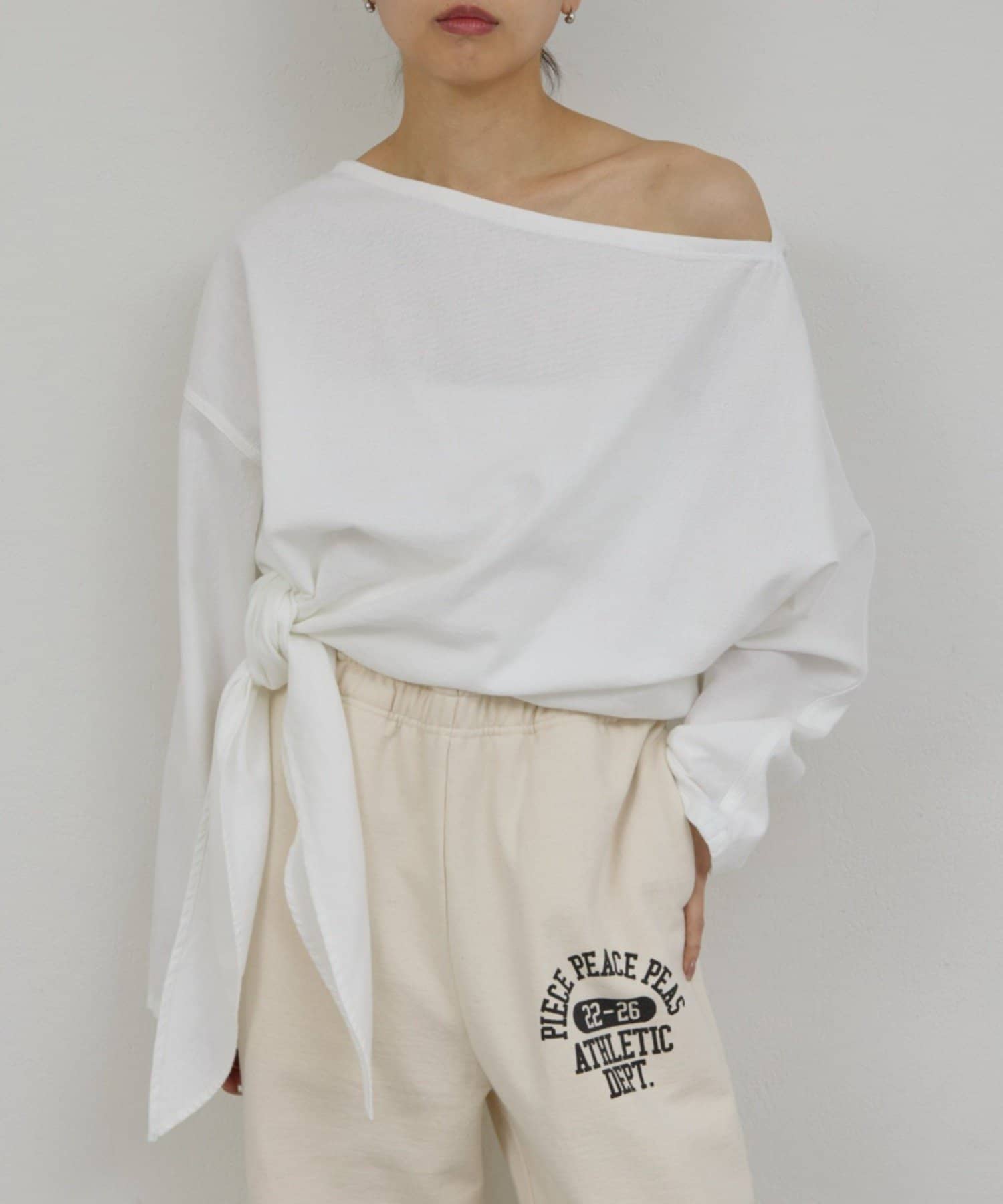 GALLARDAGALANTE(ガリャルダガランテ) 【PEAS】【手洗い可】アシメシャンブレーシャツ